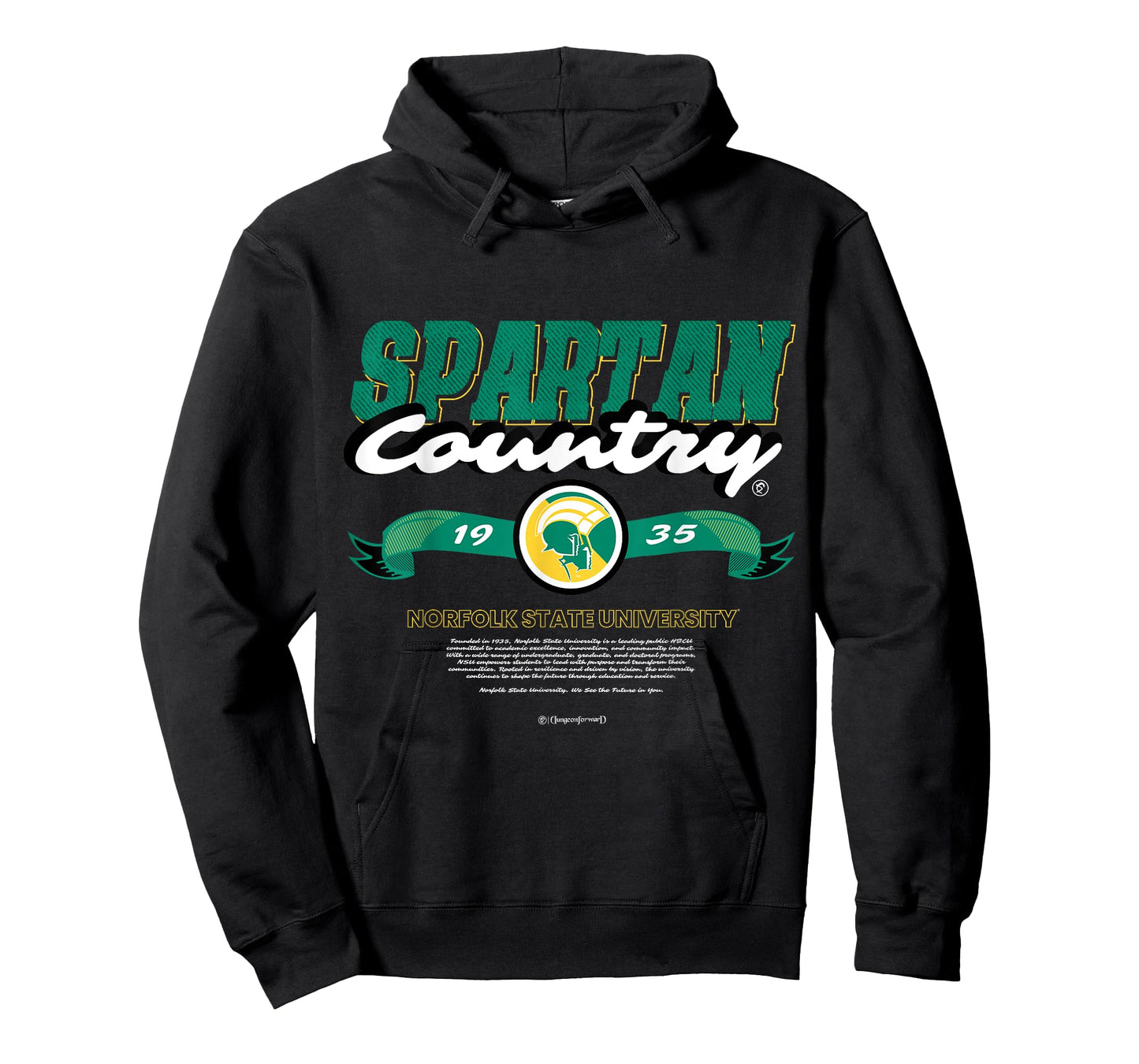 Norfolk State University - Spartan Country - NSU HBCU T-Shirt