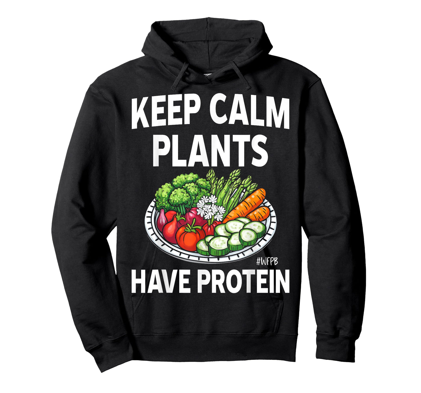 Keep Calm WFPB Whole Food Plant-Based Shirt Funny Gift T-Shirt