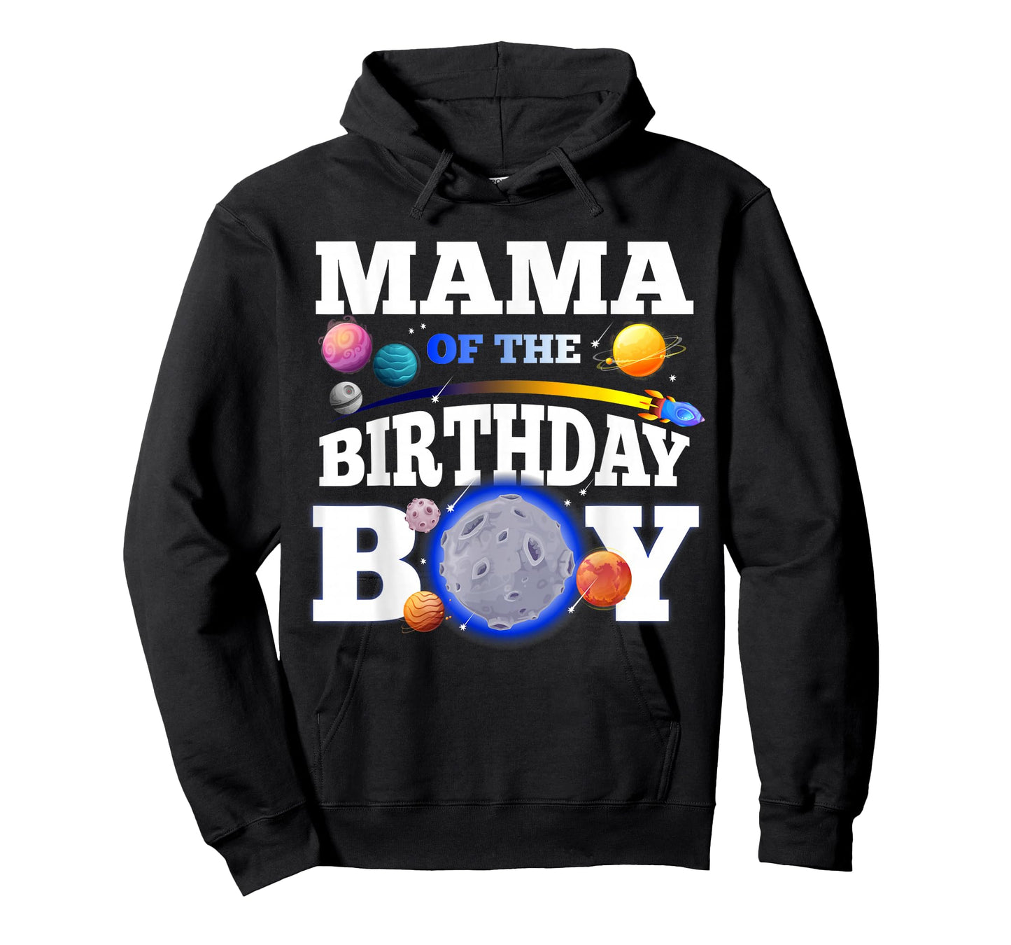 Galaxy Birthday Boy Celebration Look for Mama T-Shirt