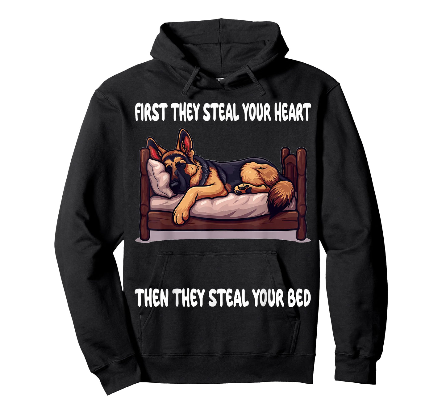 German Shepherd Sleeping Pajamas Nightgown T-Shirt
