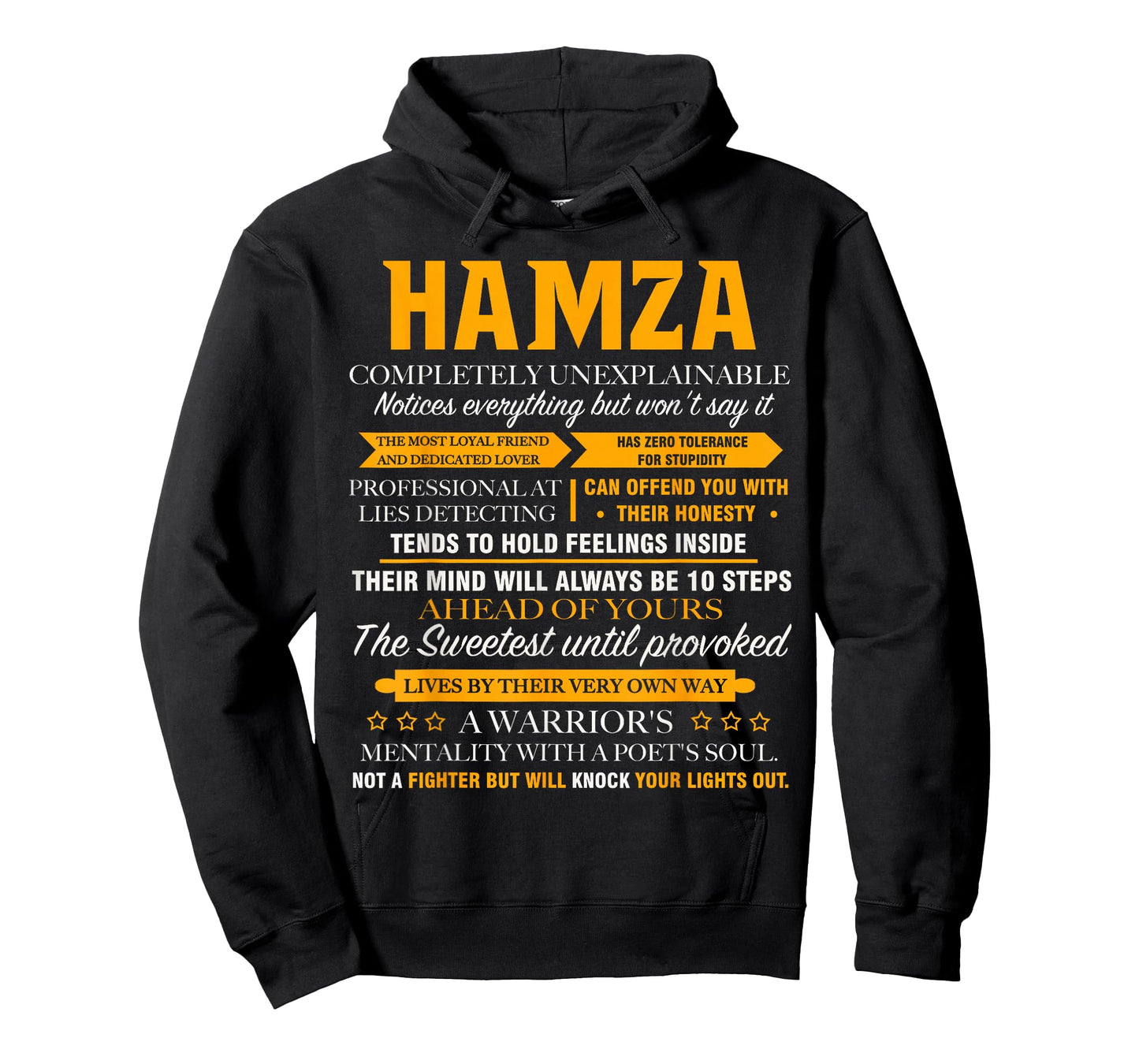 Hamza completely unexplainable name shirt Front Print 1kana T-Shirt