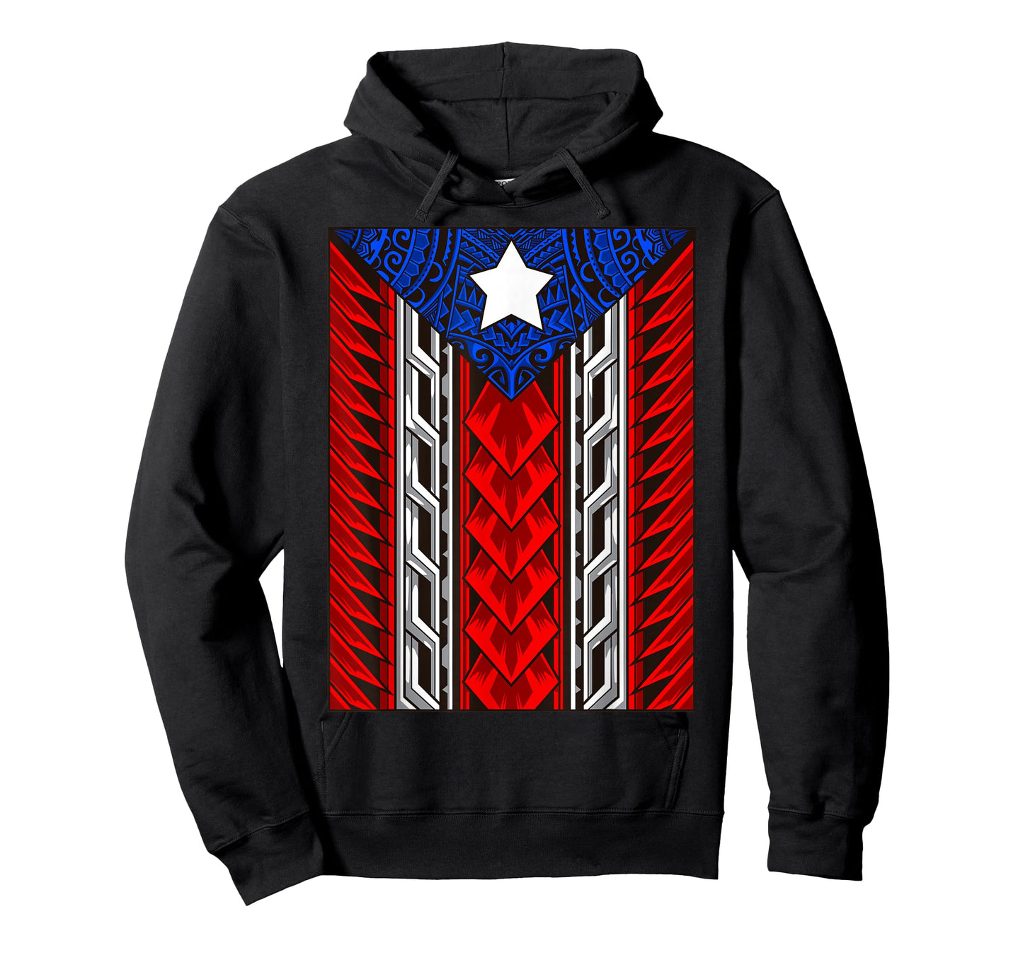 Puerto Rican Tribal Flag - Modern Boricua - Puerto Rico T-Shirt
