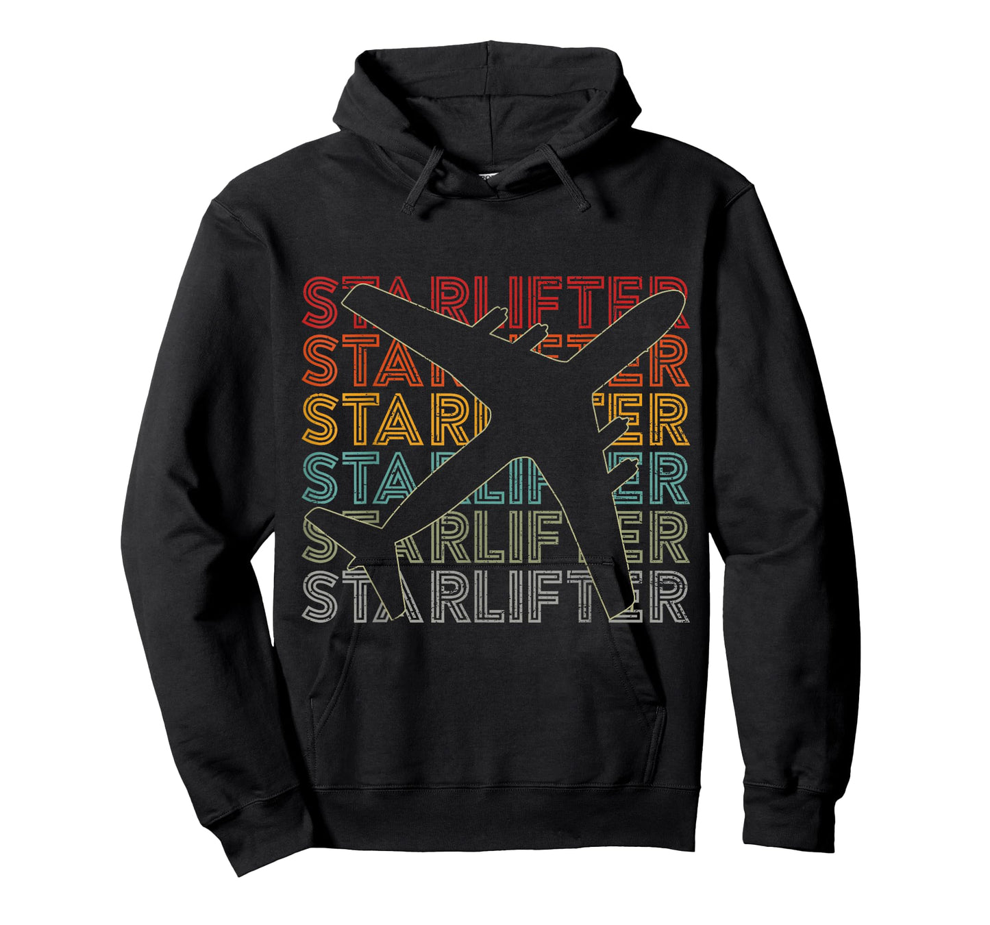 Vintage Retro C-141 Starlifter US Military Airlifter Plane T-Shirt