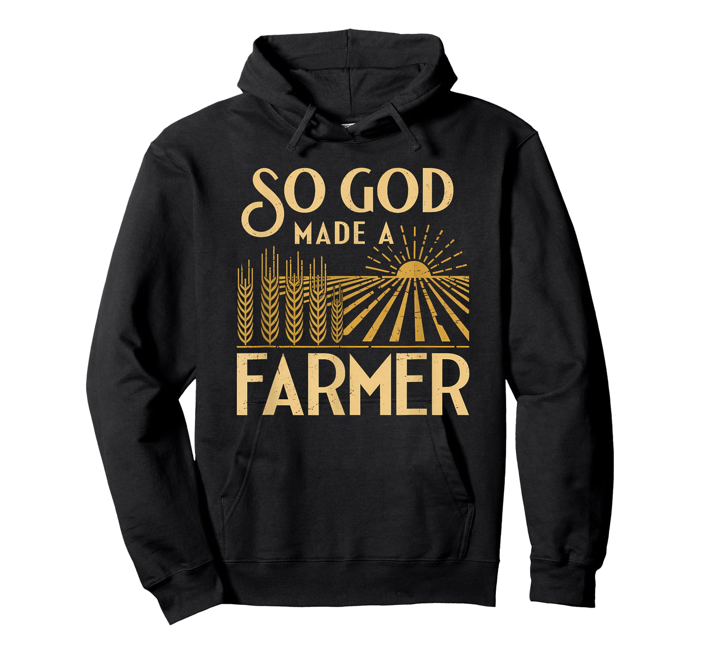 So God Made a Farmer Farming Life Christian T-Shirt