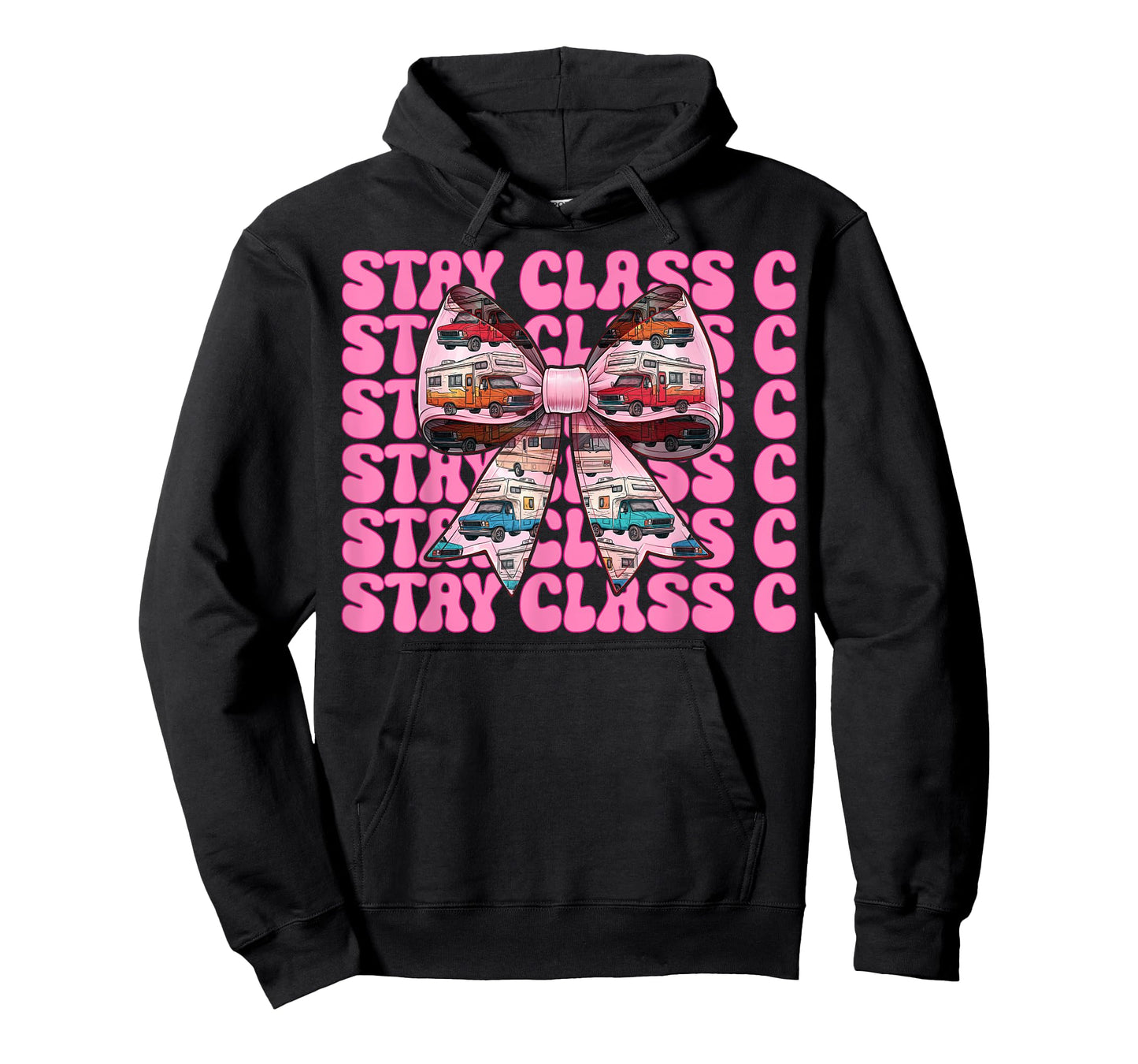 RV Camping Camper Motorhome Girl Mom Coquette Stay Class C T-Shirt