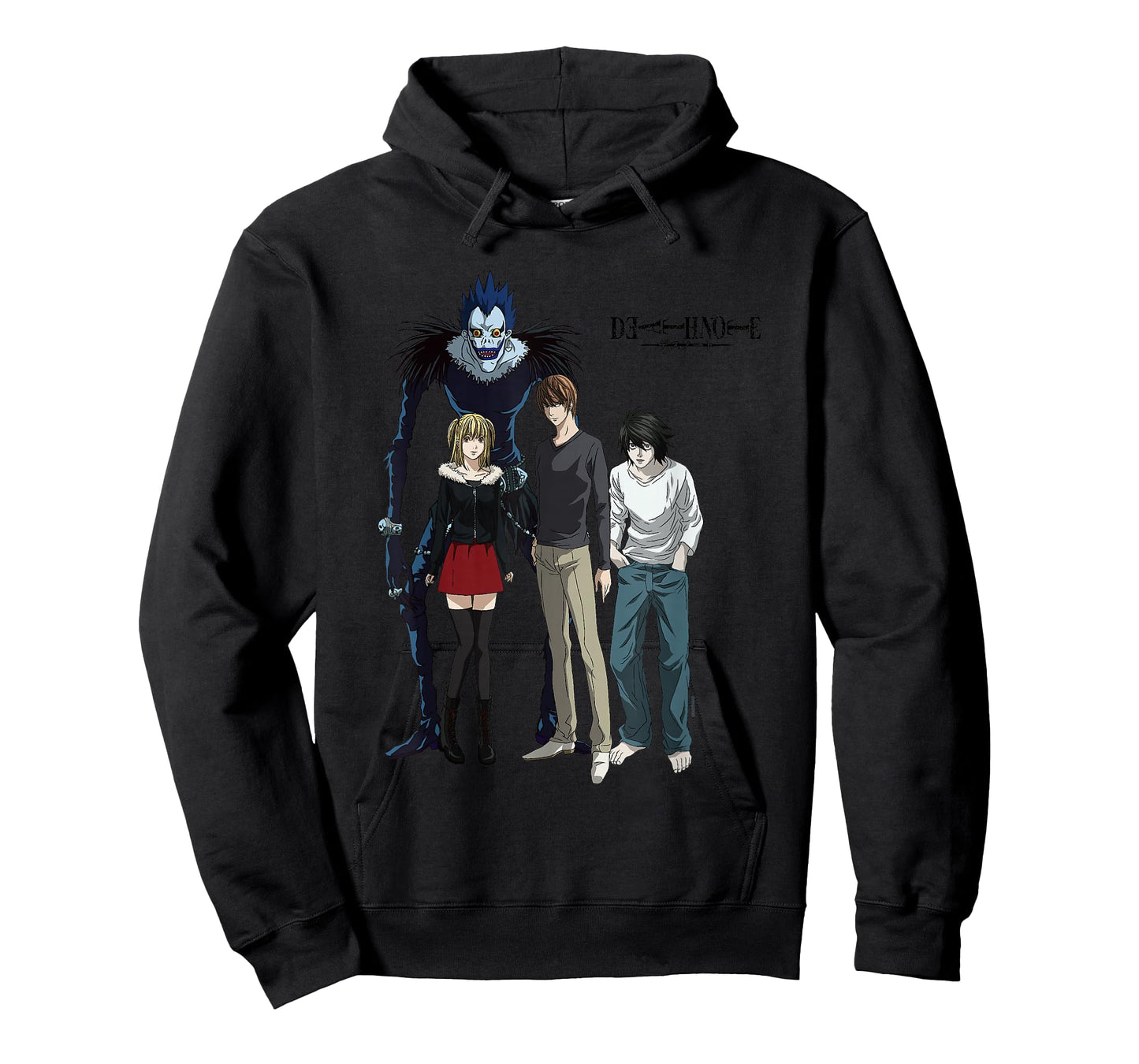 Death Note Main Characters Posing with Logo Anime T-Shirt