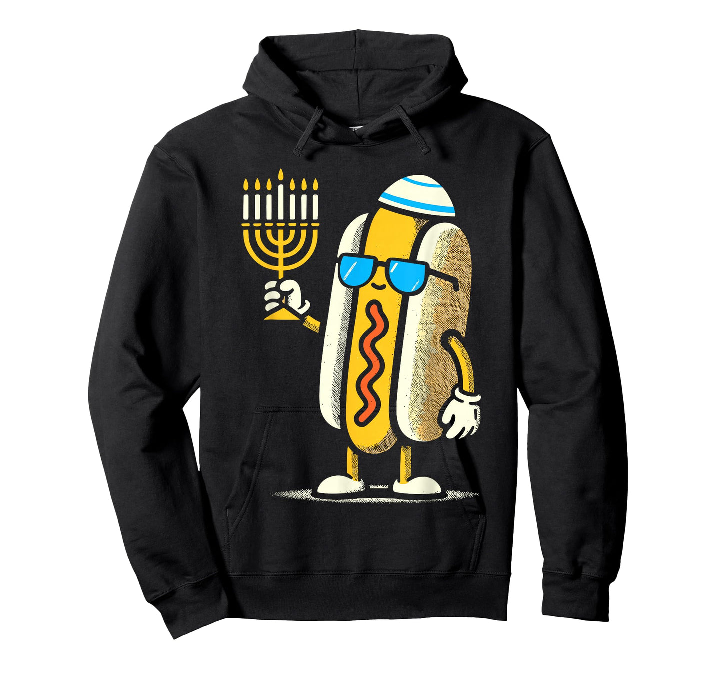 Jewish Hotdog Funny Hanukkah Pajamas Chanukah PJs T-Shirt
