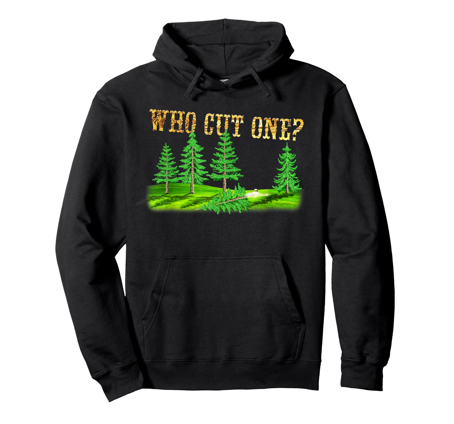"Who cut one?" Fart Joke T-shirt for Lumberjacks & Forestry T-Shirt