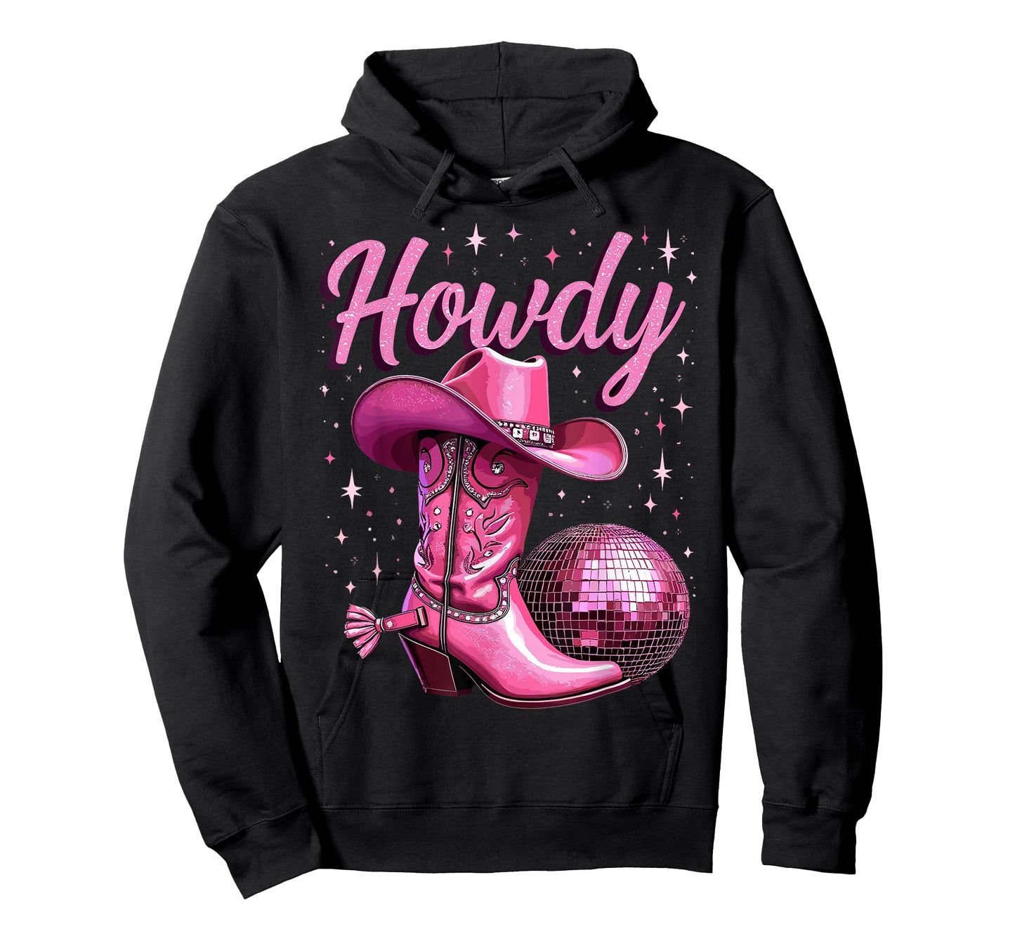 Howdy Cowgirl Boot Hat Western Rodeo T-Shirt