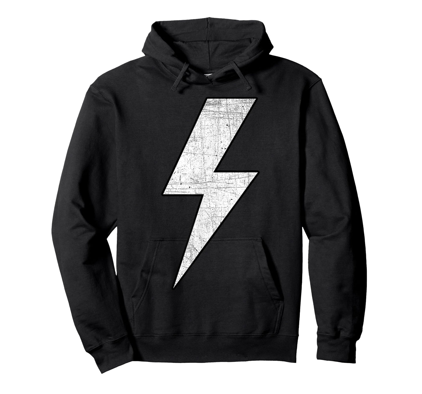BLACK & WHITE Bolt Lightning Thunderbolt Team T-Shirt