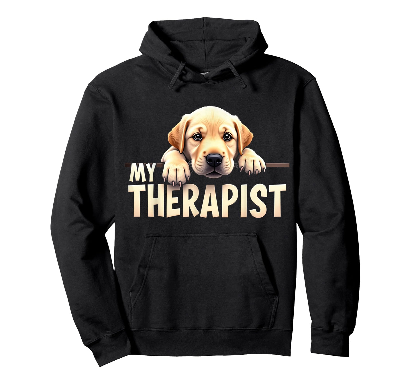 Funny Lab Puppy My Therapist Labrador Dog T-Shirt