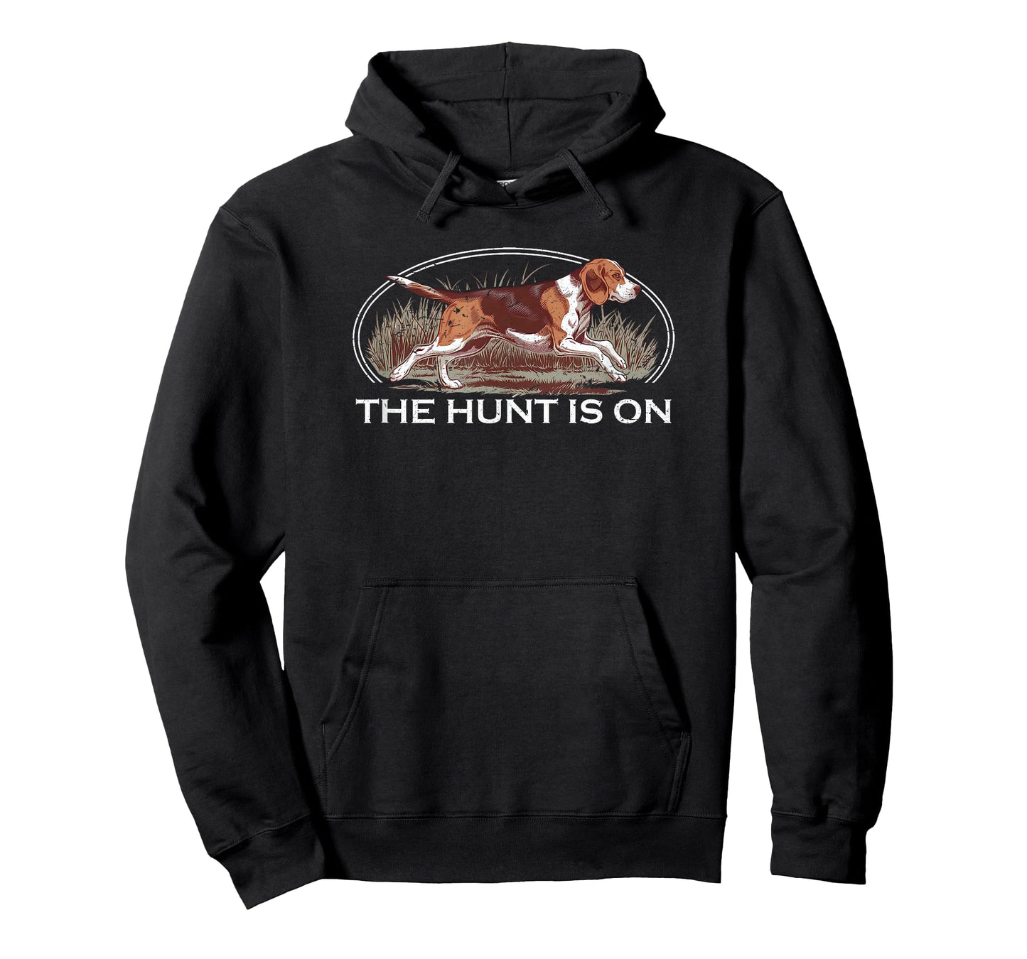 The Hunt Is On Beagle Dog Running Deer Rabbit Hunting T-Shirt
