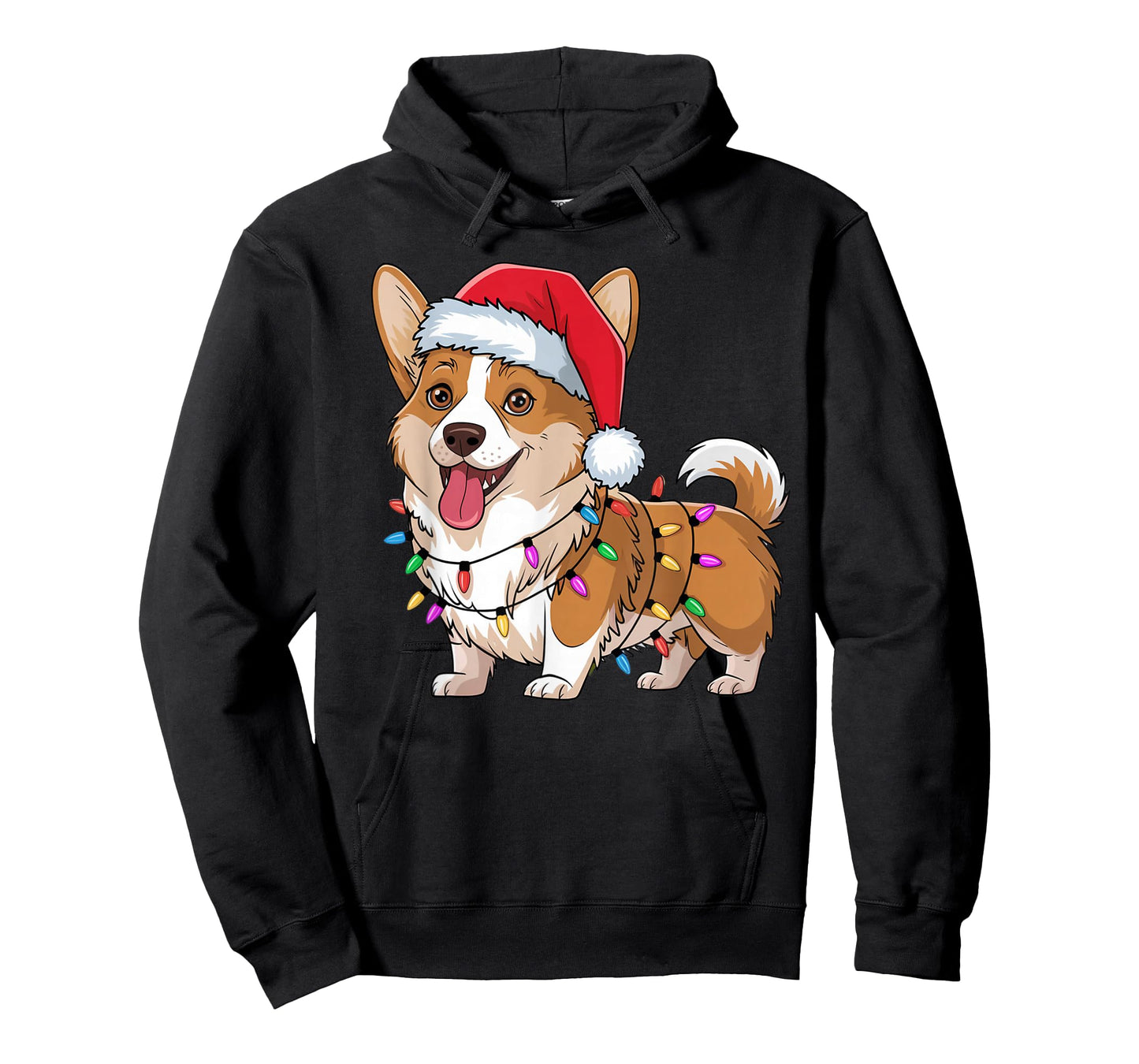Cardigan Welsh Corgi Christmas Lights Xmas Dogs Gifts Women T-Shirt