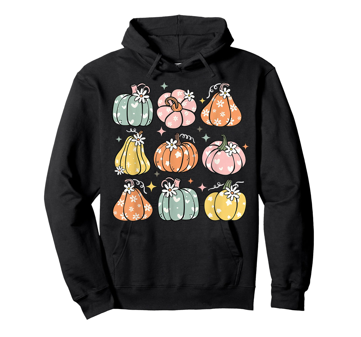 Pumpkin Season Autumn Fall Y'all Leaves Thanksgiving Funny T-Shirt