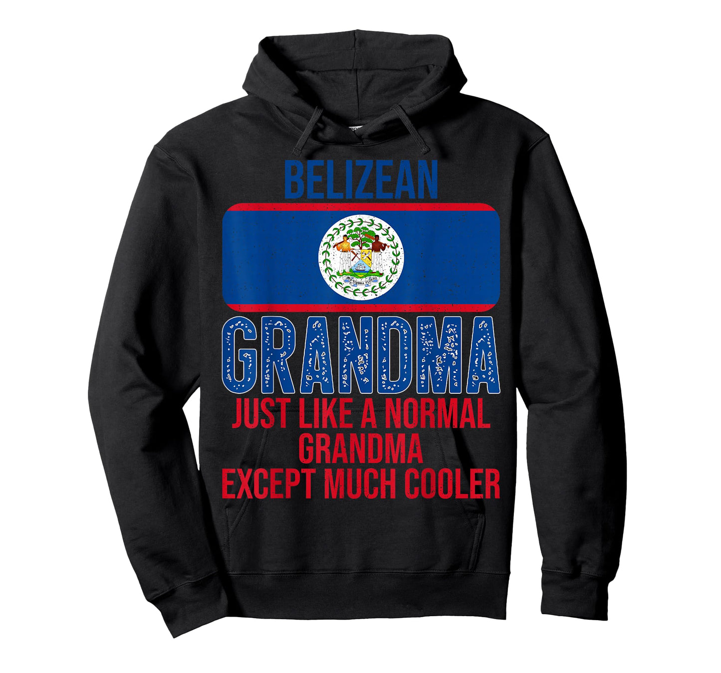 Vintage Belizean Grandma Belize Flag for Mother's Day T-Shirt