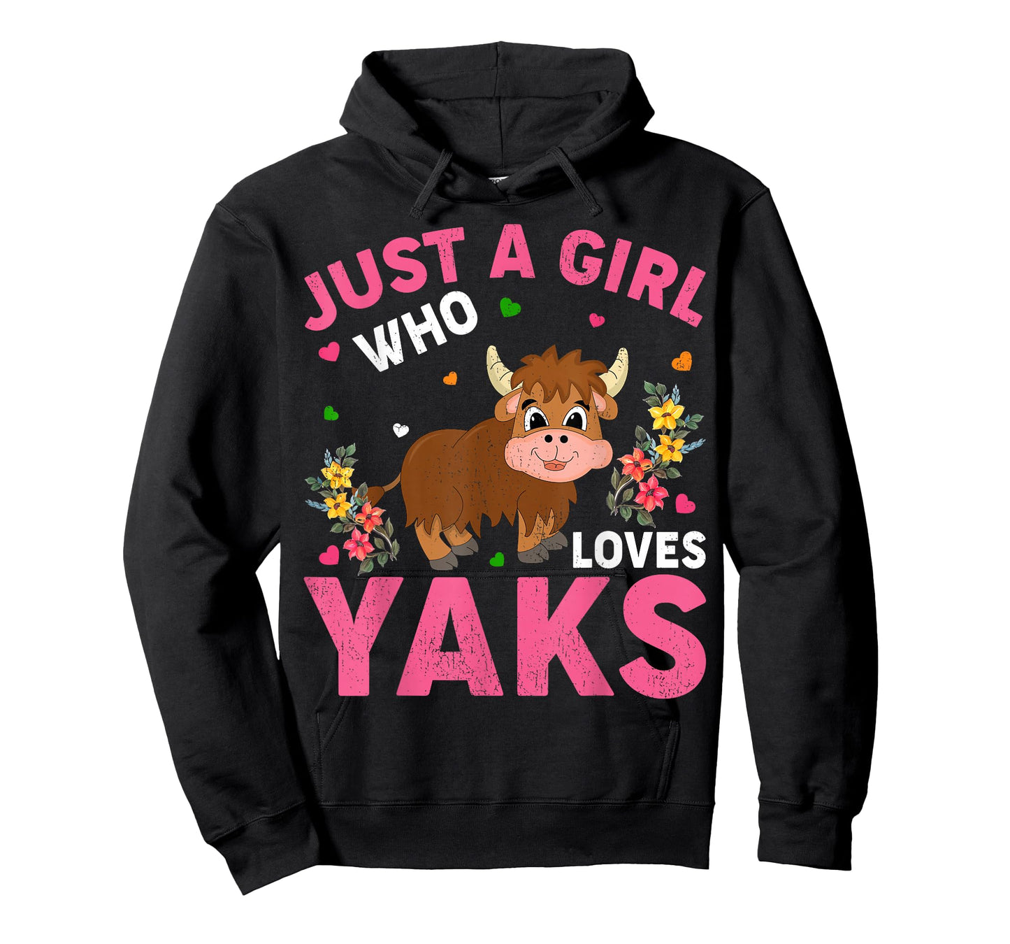 Yak Animal Lover Just A Girl Who Loves Yaks T-Shirt