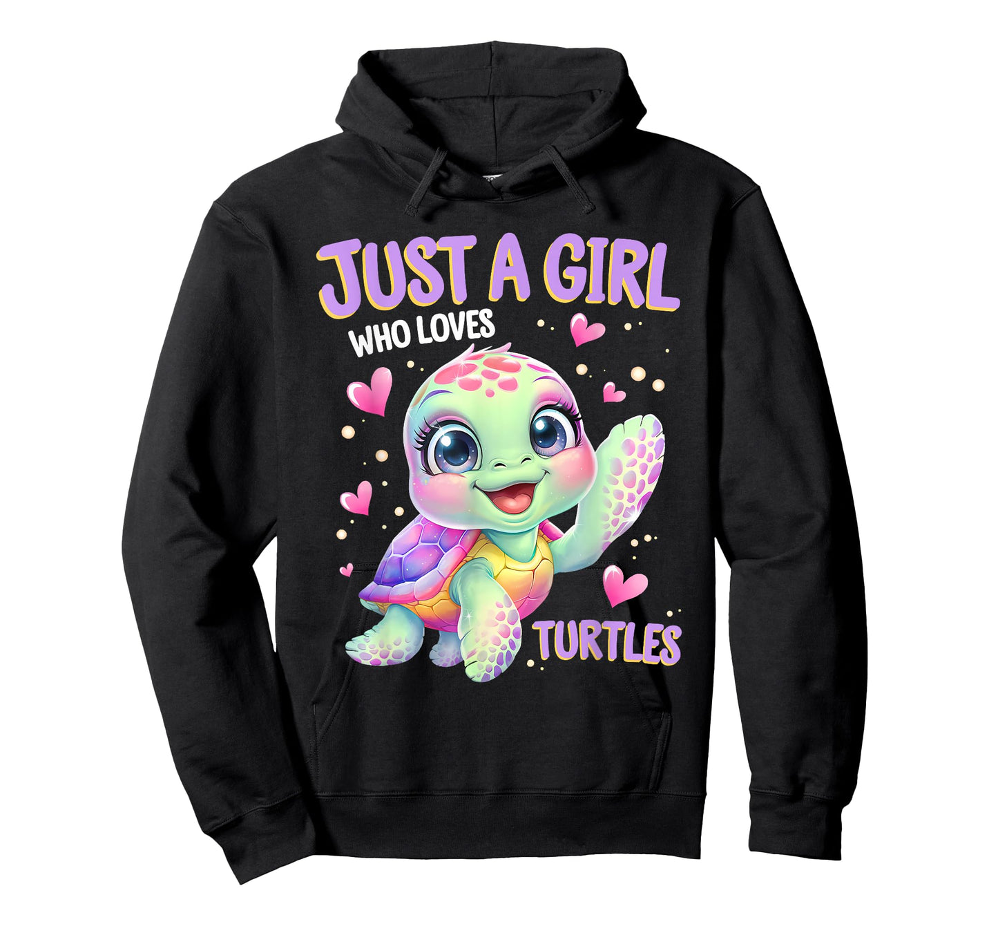 Sea Reptile Turtle Lovers Just A Girl Who Loves Turtles Kids T-Shirt