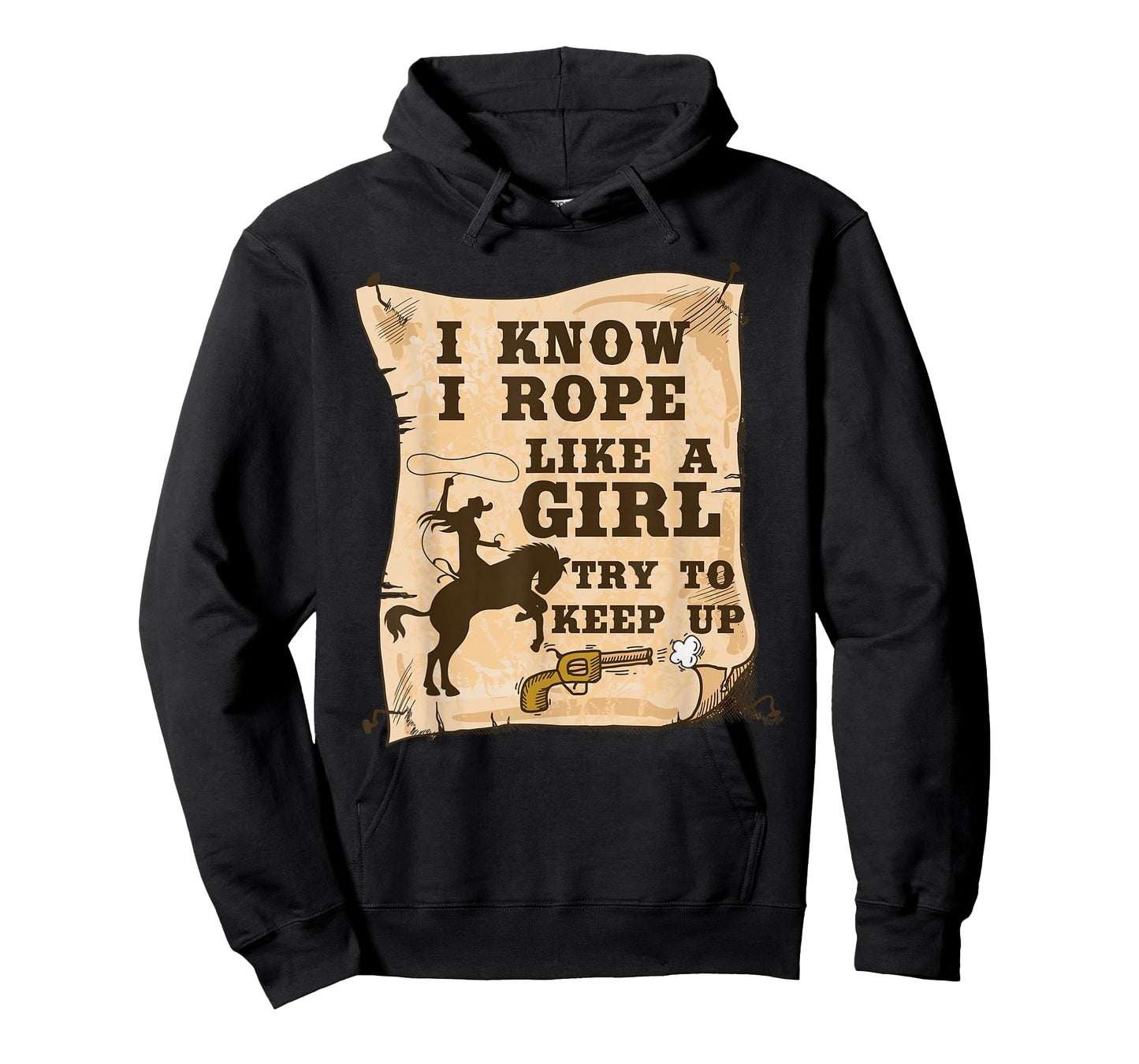 Western Cowgirl I Know I Rope Like A Girl Shirt T-Shirt