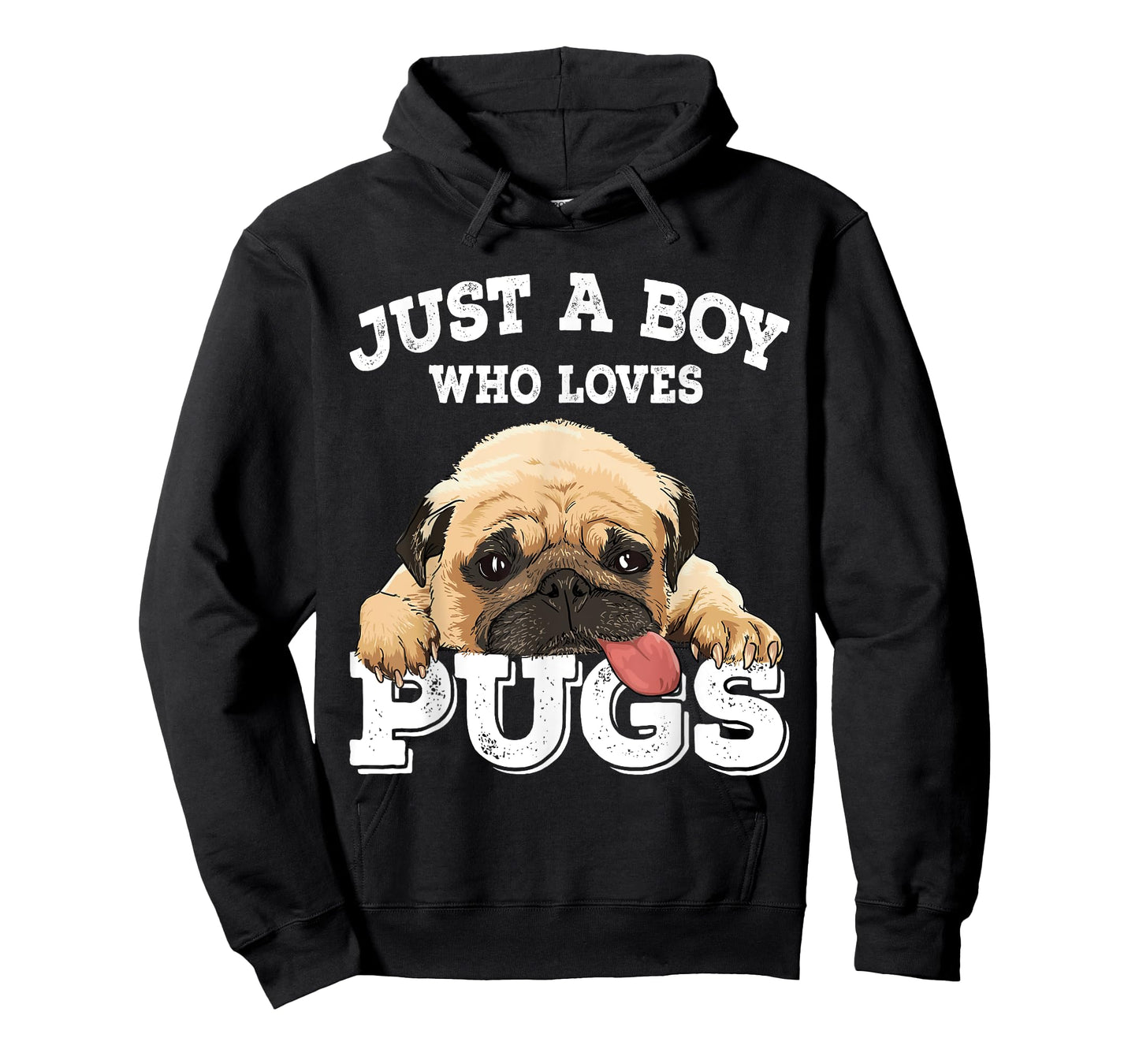 Just a Boy who Loves Pugs Funny Pug Lover Gift for Boys T-Shirt