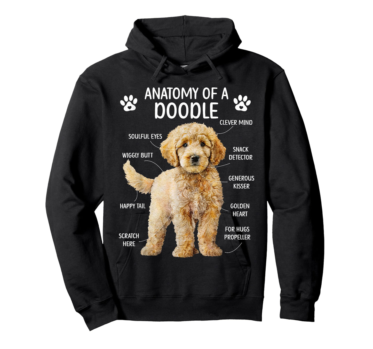 Anatomy of A Doodle Dog Doodle Owner Goldendoodle Mom T-Shirt