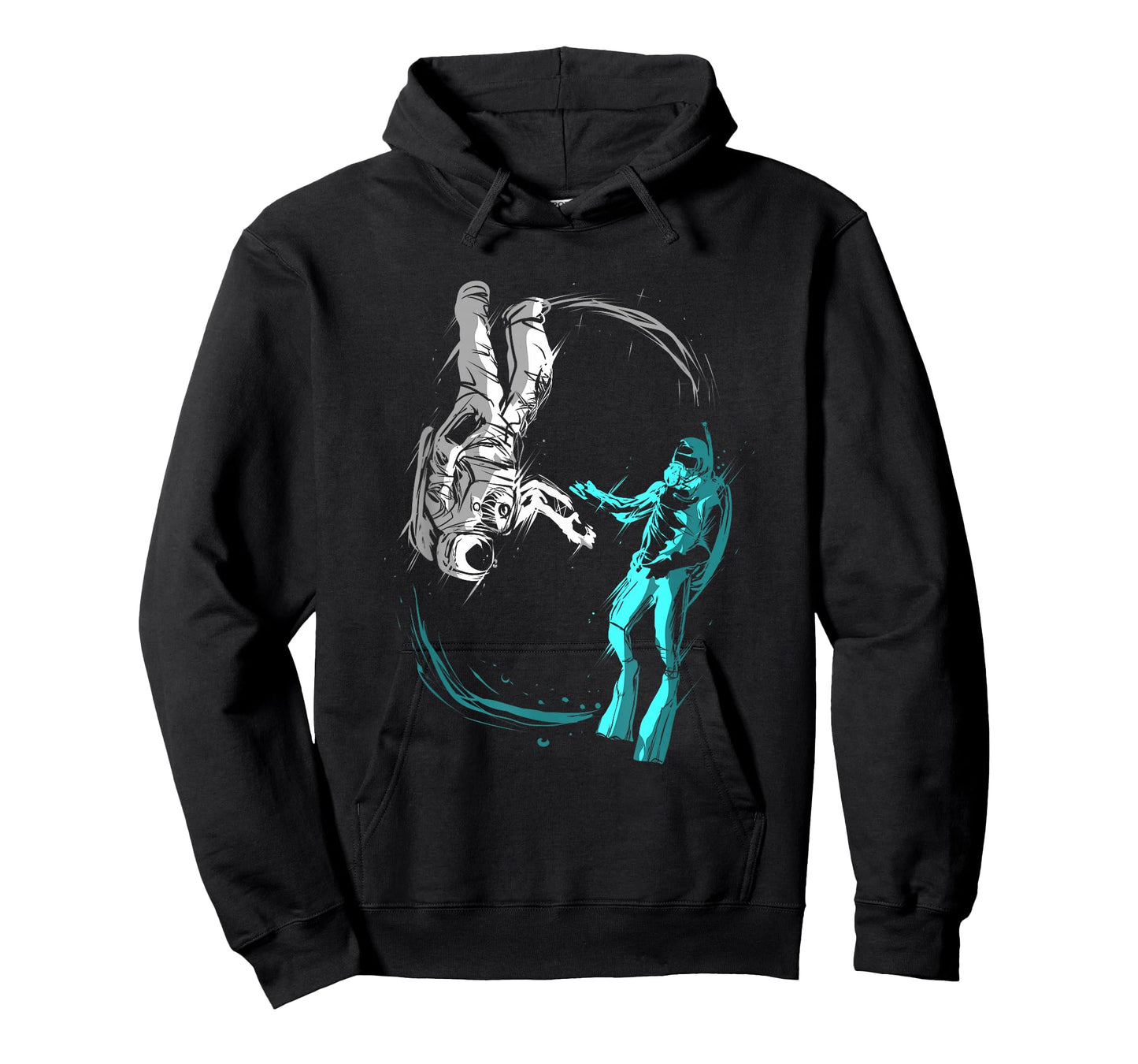 Astronaut and Scuba Diver for Dive Buddy Diving Underwater T-Shirt