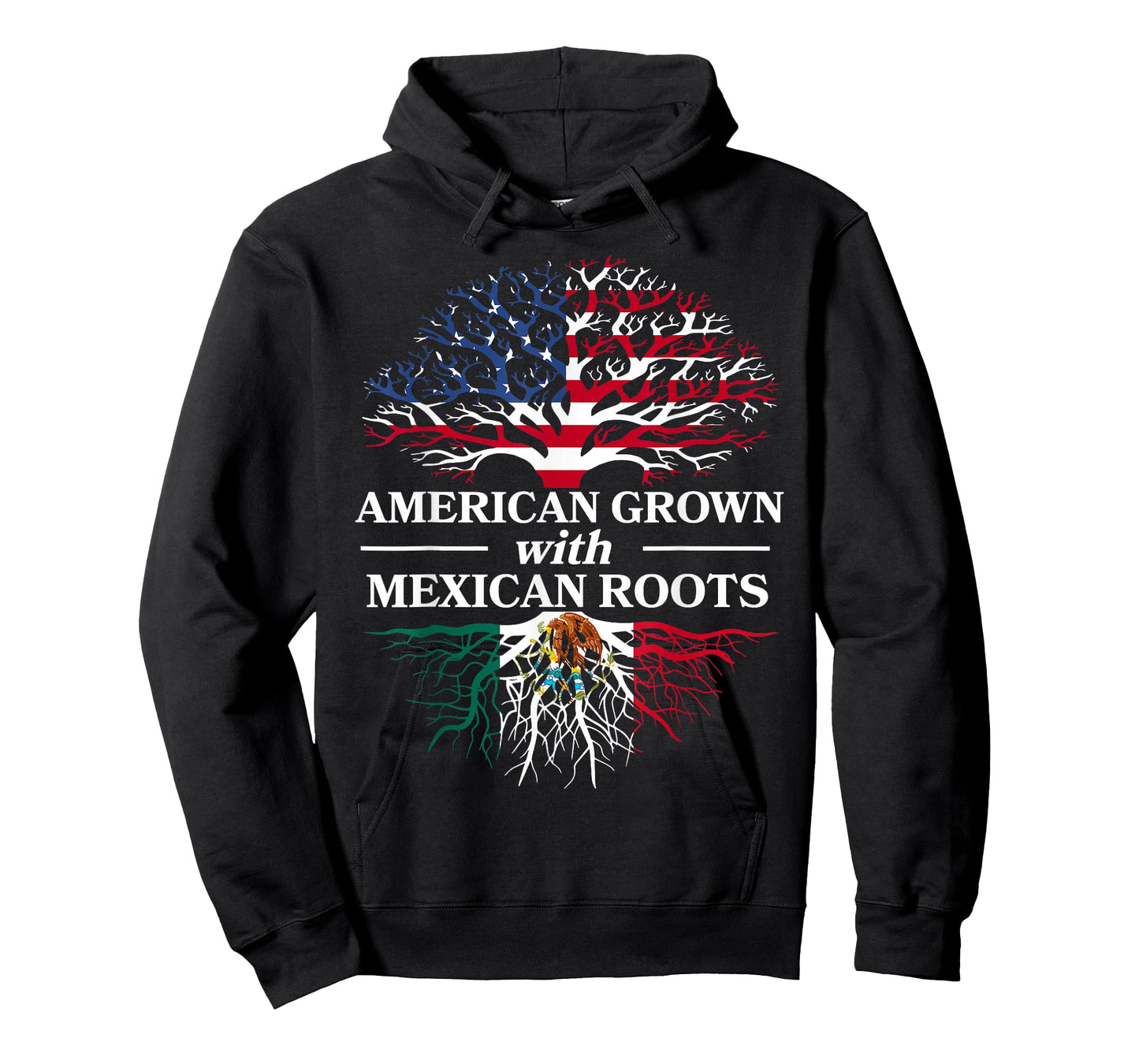 American Grown Mexican Roots Mexico Country Lover Proud Us T-Shirt
