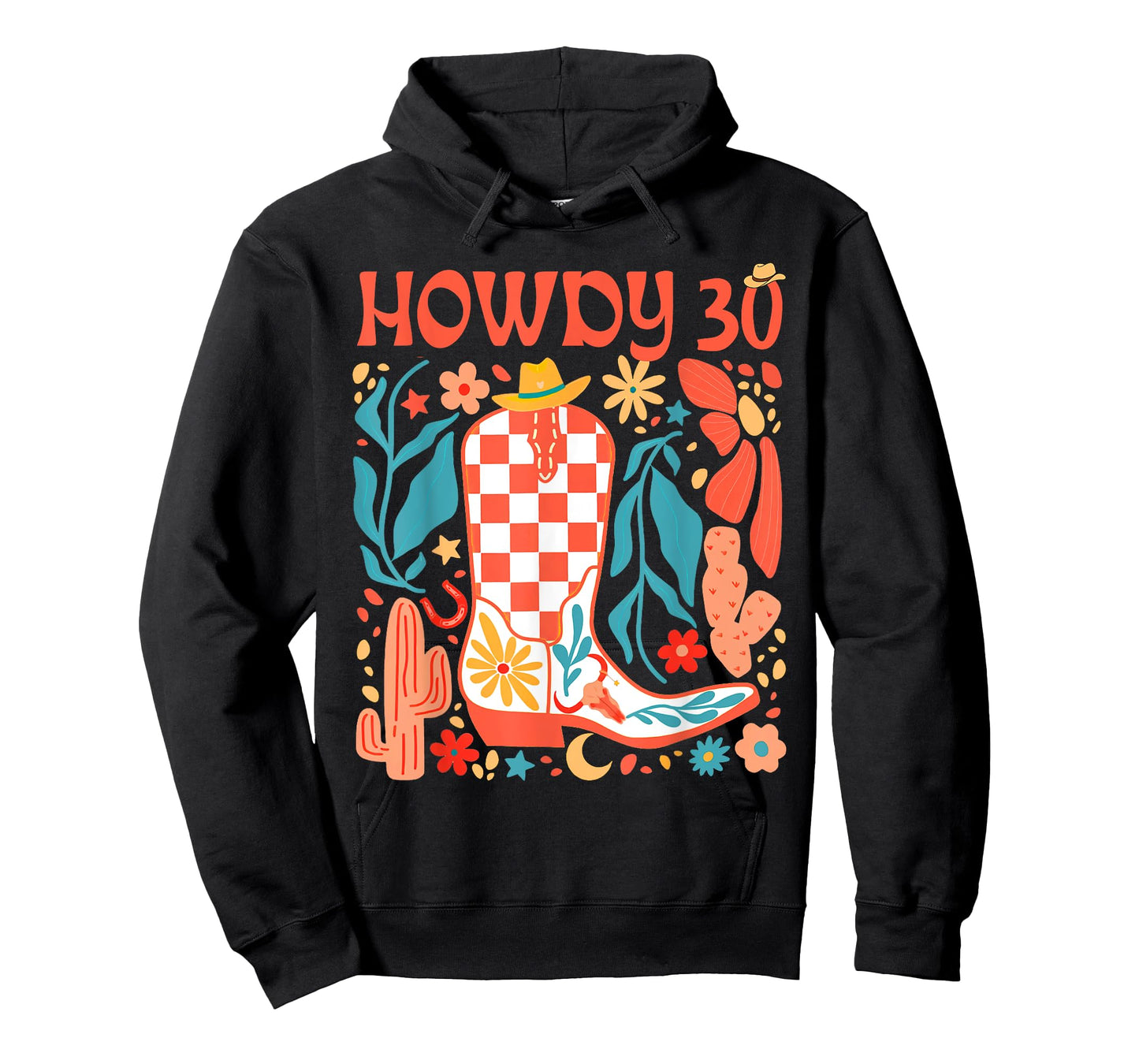 30th Birthday Western Country Life Wild West Rodeo Howdy 30 T-Shirt