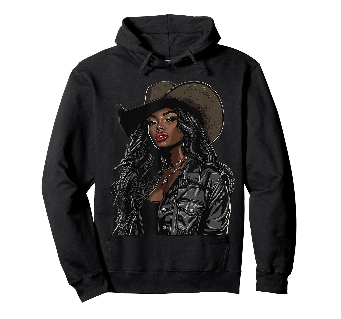 Black African American Cowgirl Western Country Texas Rodeo T-Shirt