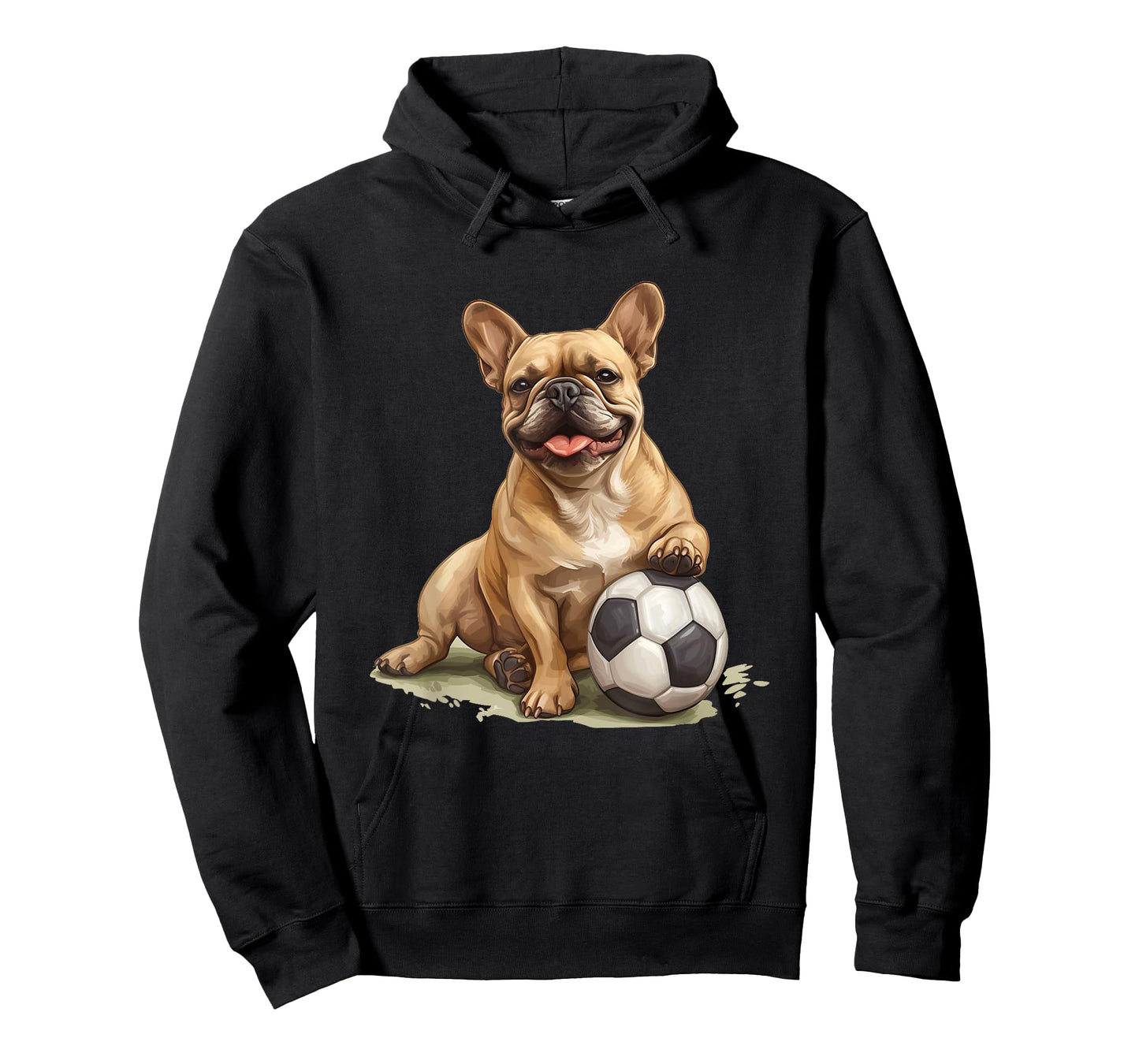 Adorable French Bulldog Soccer Ball Sports Team Animal T-Shirt