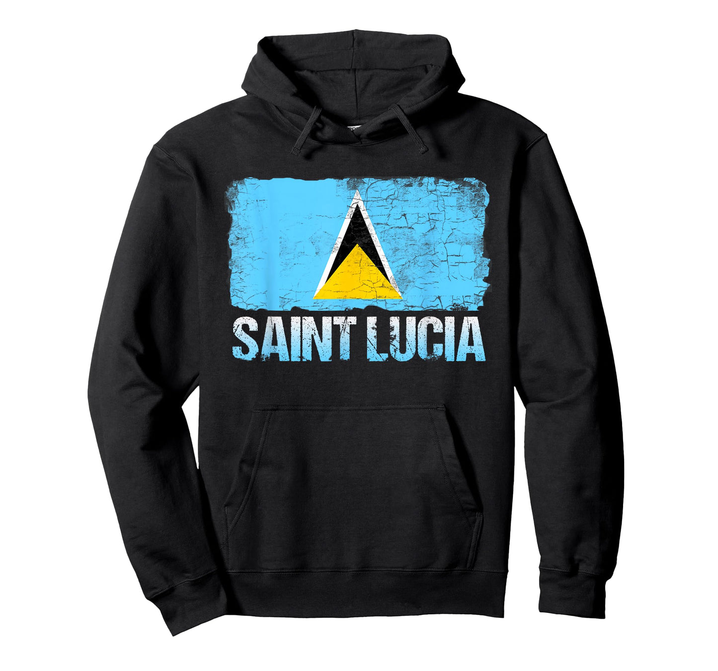 Saint Lucia Flag T-Shirt-Saint Lucian Flag Gift T-Shirt