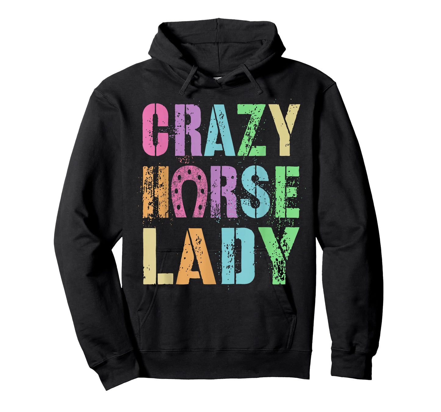 Vintage Crazy Horse Lady Equestrian Squad Pony Gallop Vibes T-Shirt