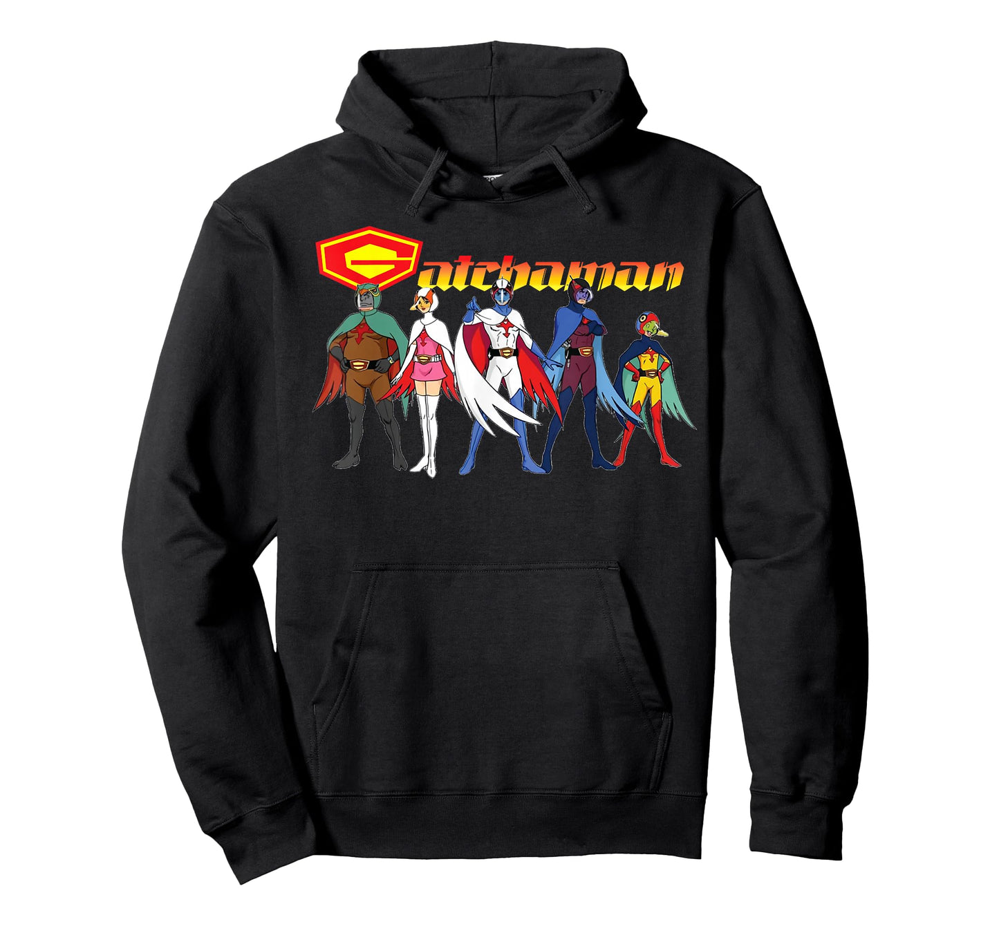 Gatchaman Battle of The Planets Retro Graphic T-Shirt