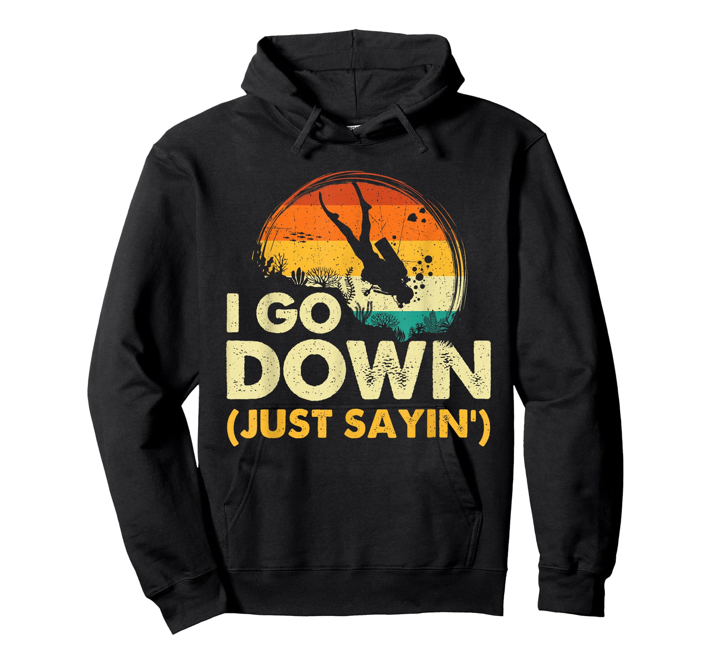 I Go Down - Scuba Diver Diving Instructor Underwater T-Shirt