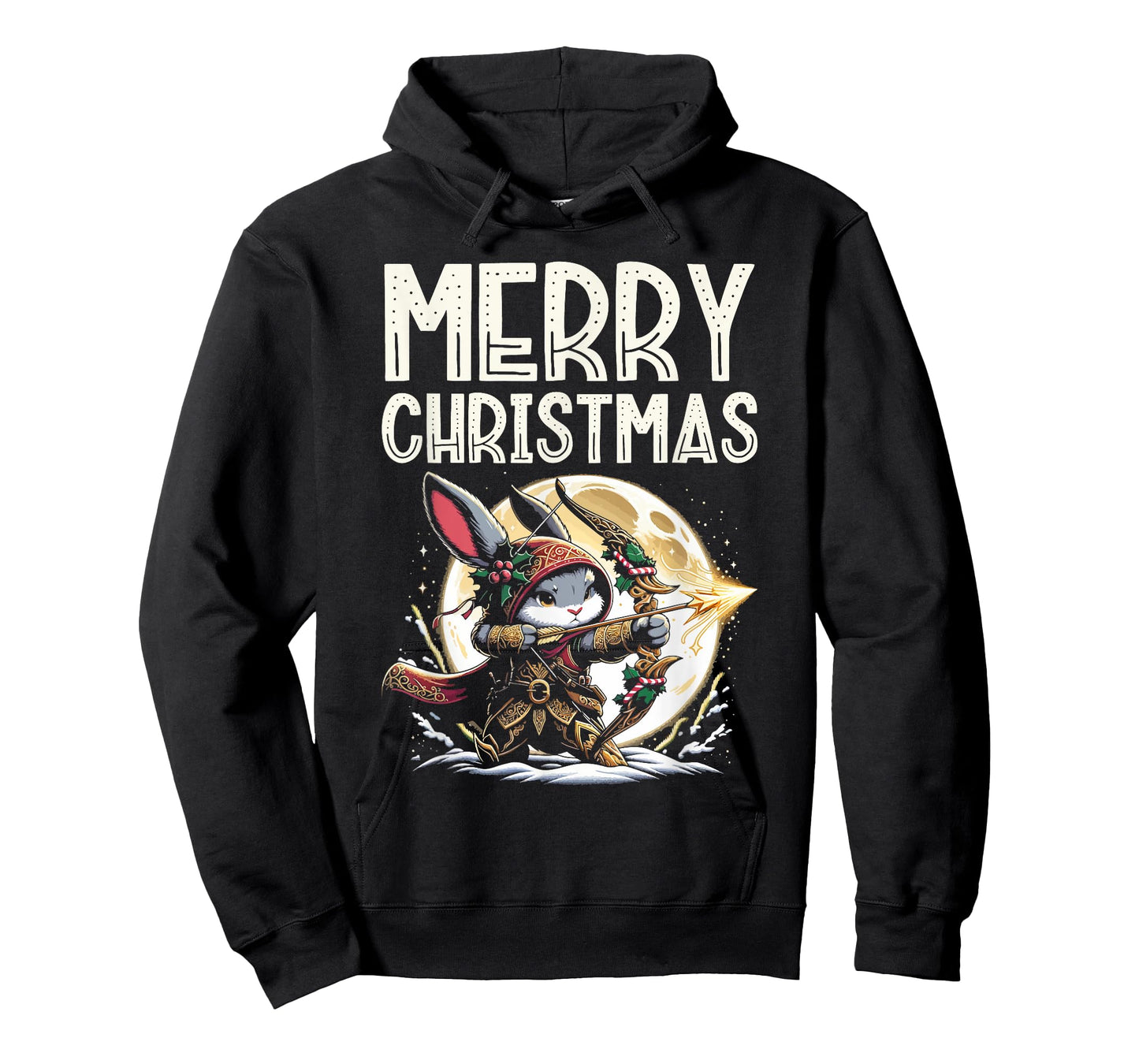 Xmas Merry Christmas Archer Bow Arrow Archery Sports Lover T-Shirt