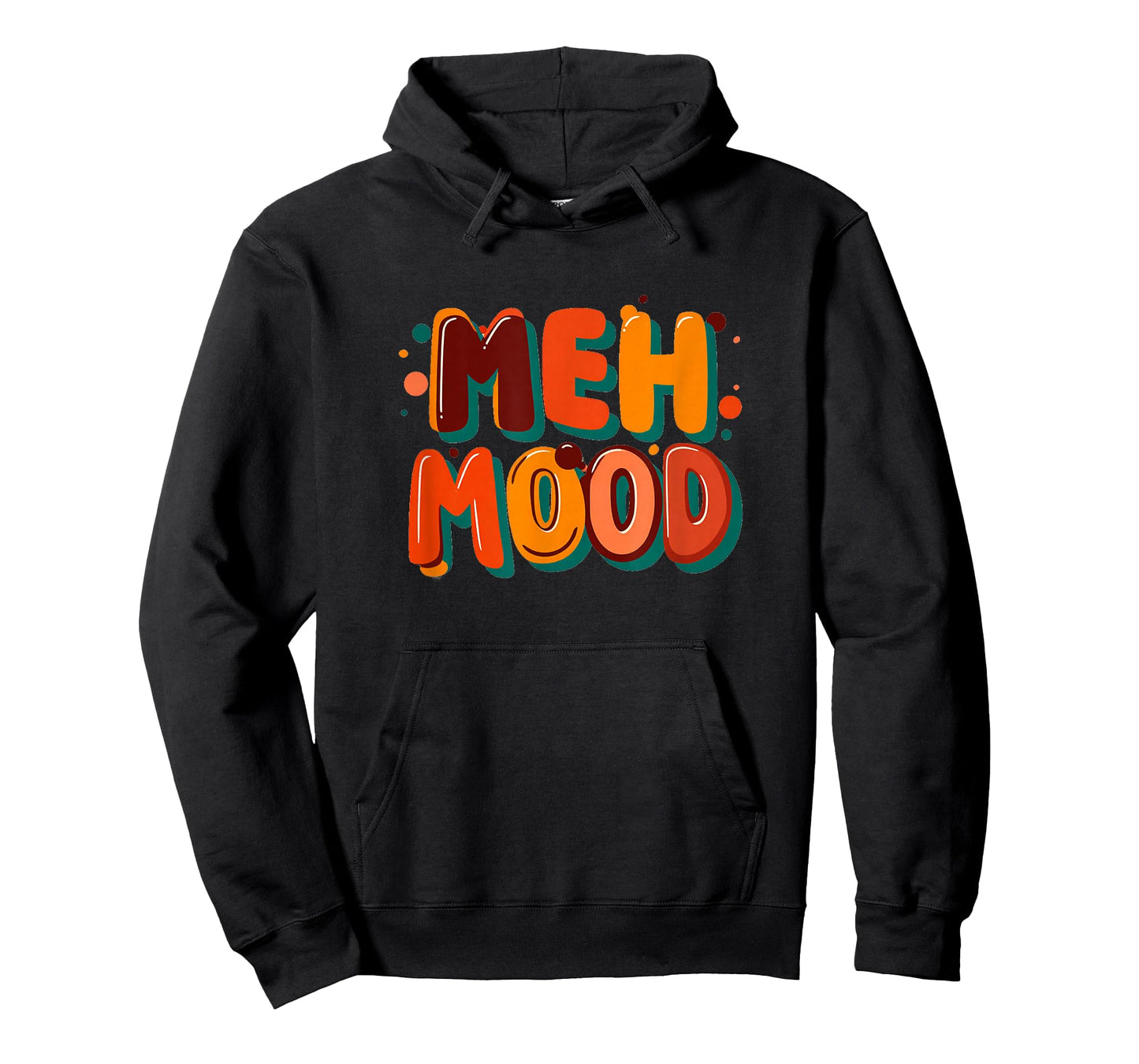 Funny Meh Mood Emblem T-Shirt