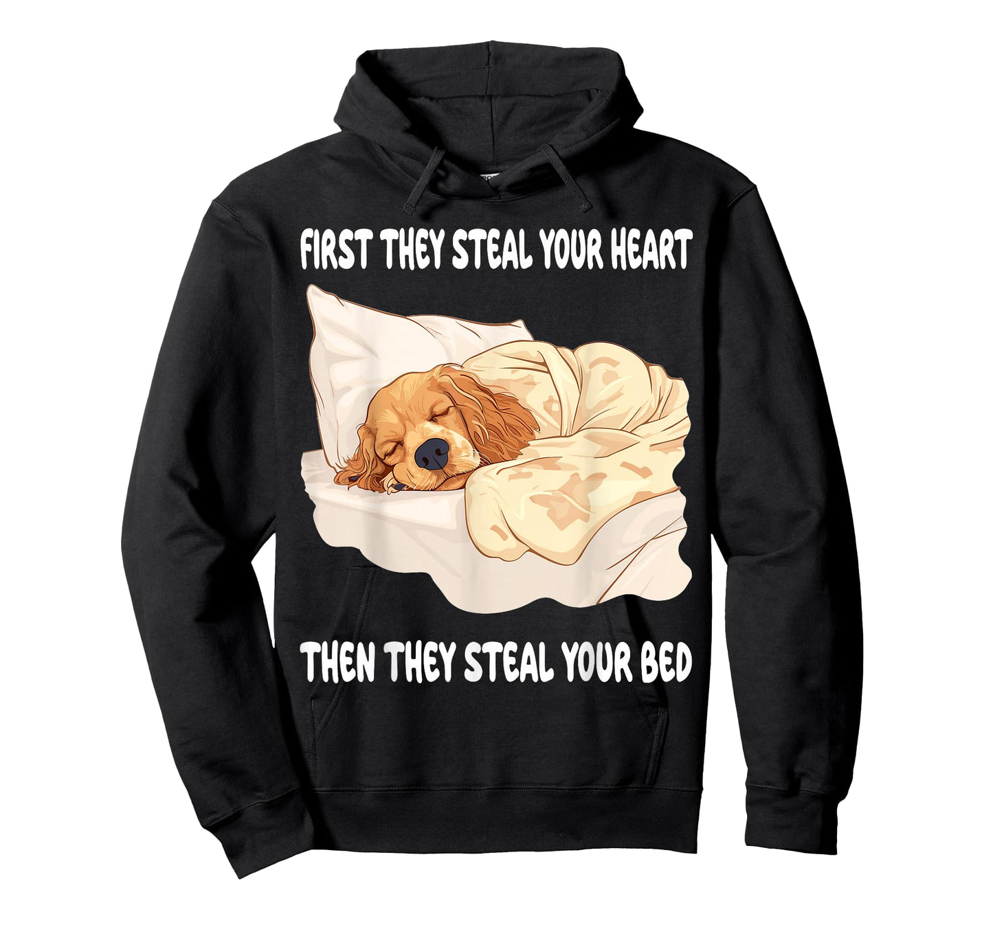 Cocker Spaniel Sleeping Pajamas Nightgown T-Shirt