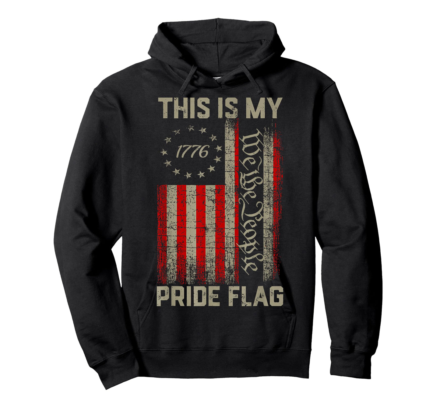 This Is My Pride Flag USA American 4th of July Patriotic T-Shirt