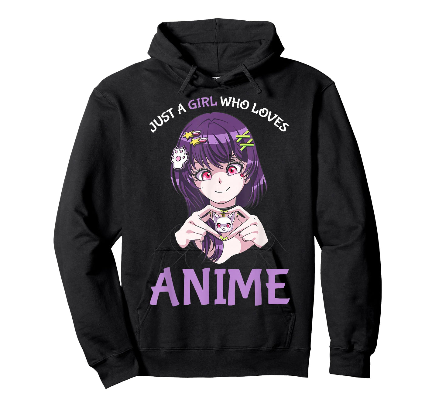 Just A Girl Who Loves Anime Teenage Girls Merch Stuff T-Shirt