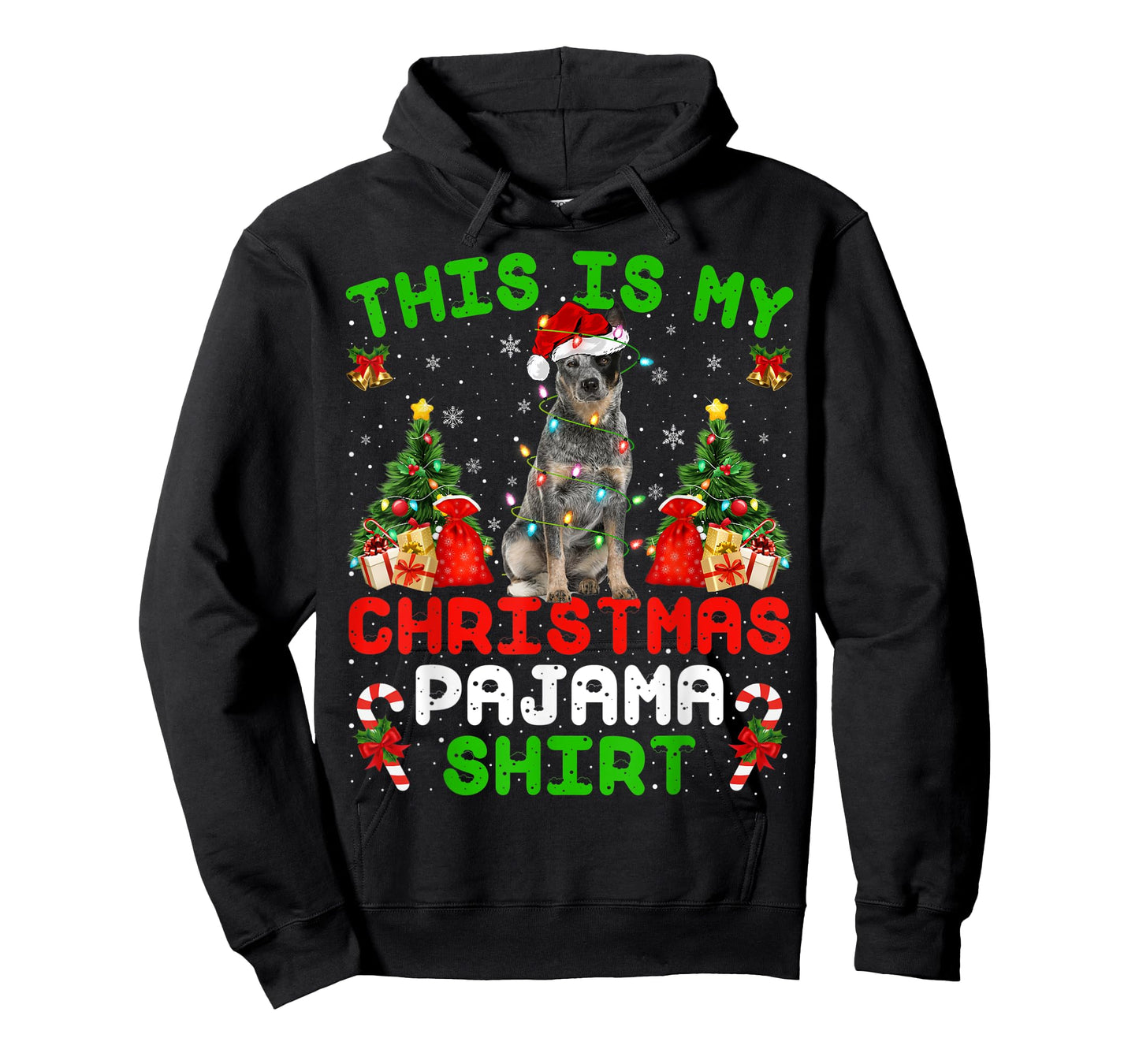 This Is My Christmas Pajama Shirt Blue Heeler Dog Christmas T-Shirt
