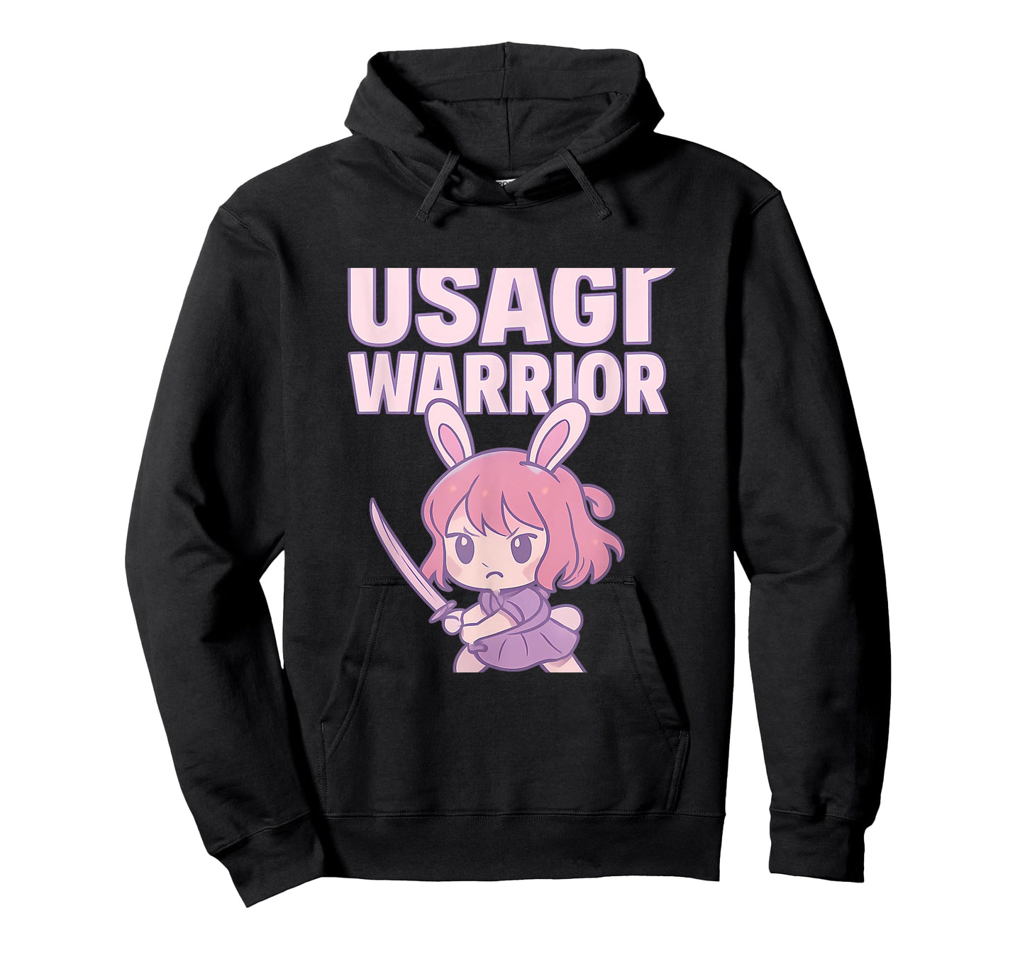 Usagi Warrior Kawaii Anime Bunny Girl Graphic Print T-Shirt