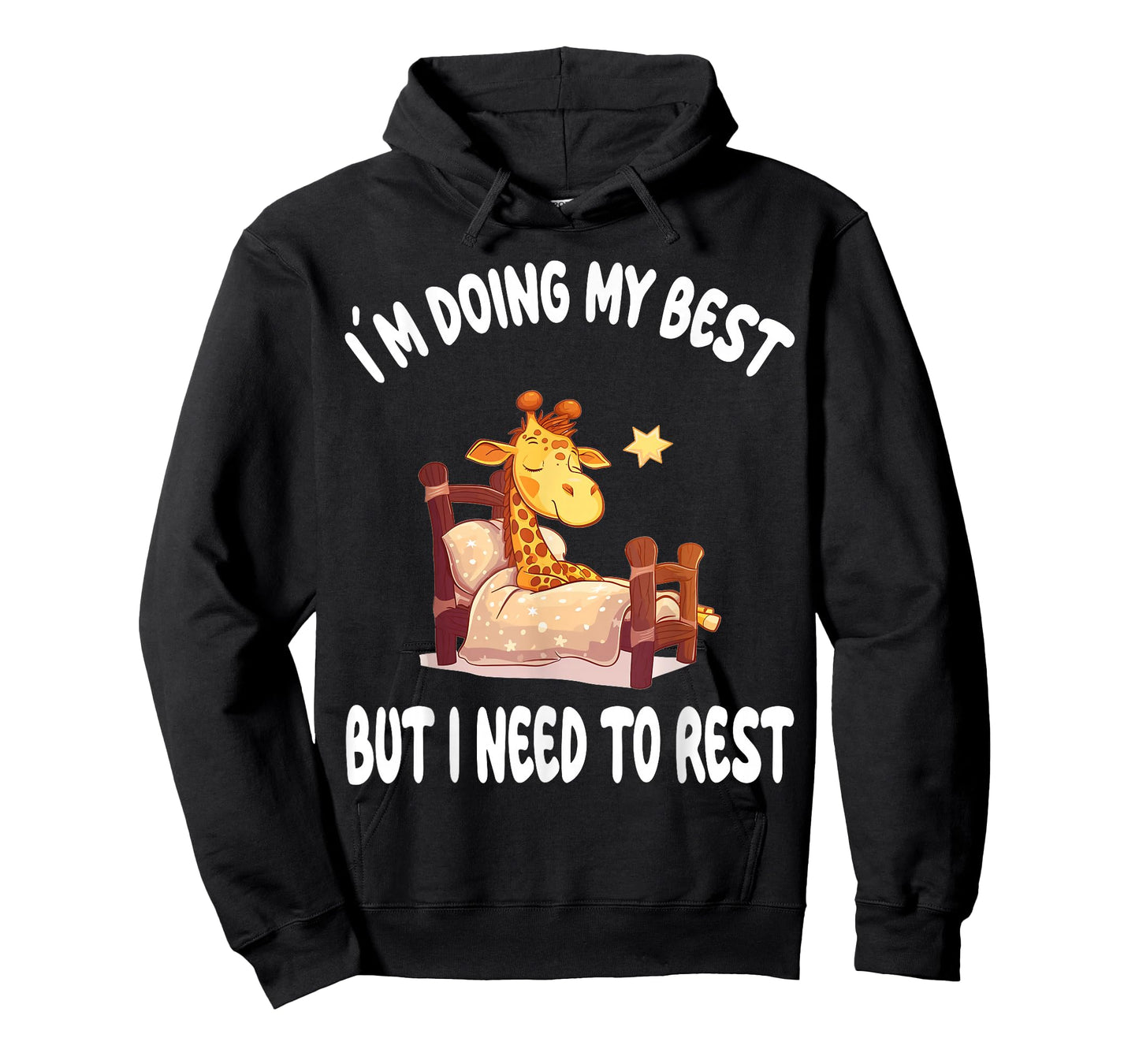 Giraffe Animal Pajamas Nightgown Sleeping Napping T-Shirt