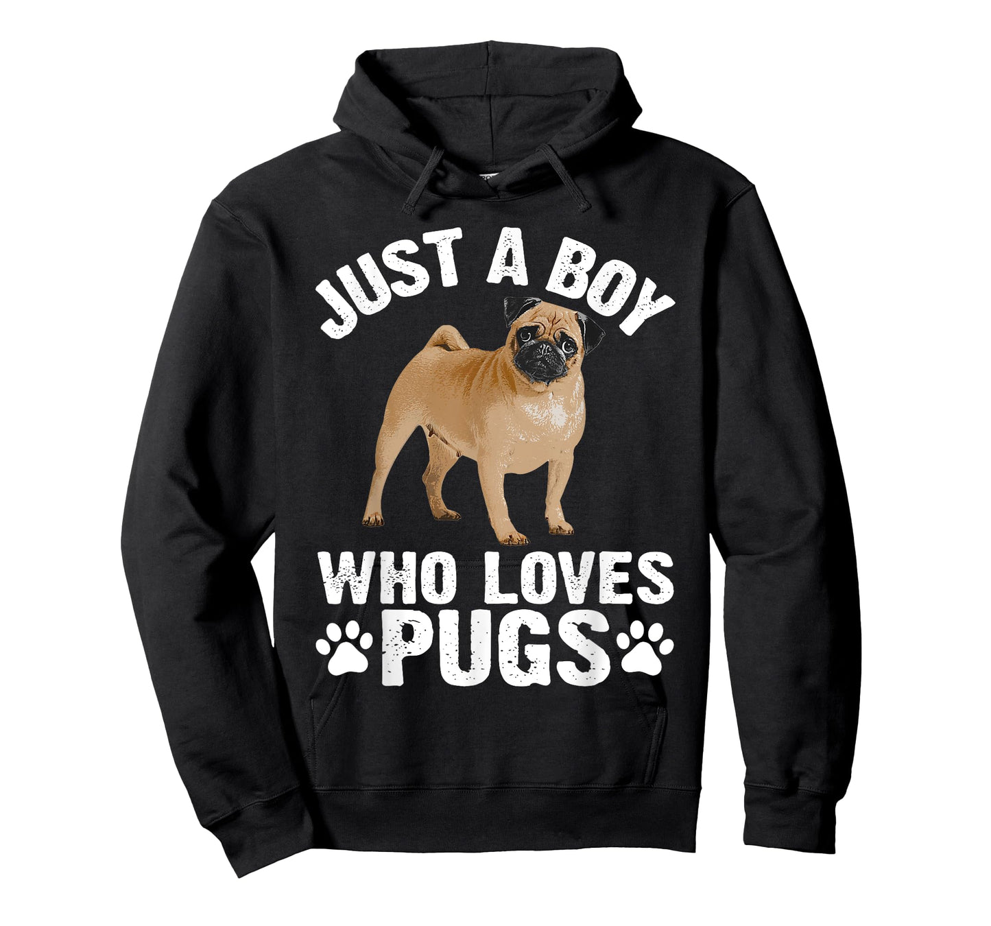 Funny Pug Design For Men Boys Pet Dog Breed Puppy Pug Lovers T-Shirt