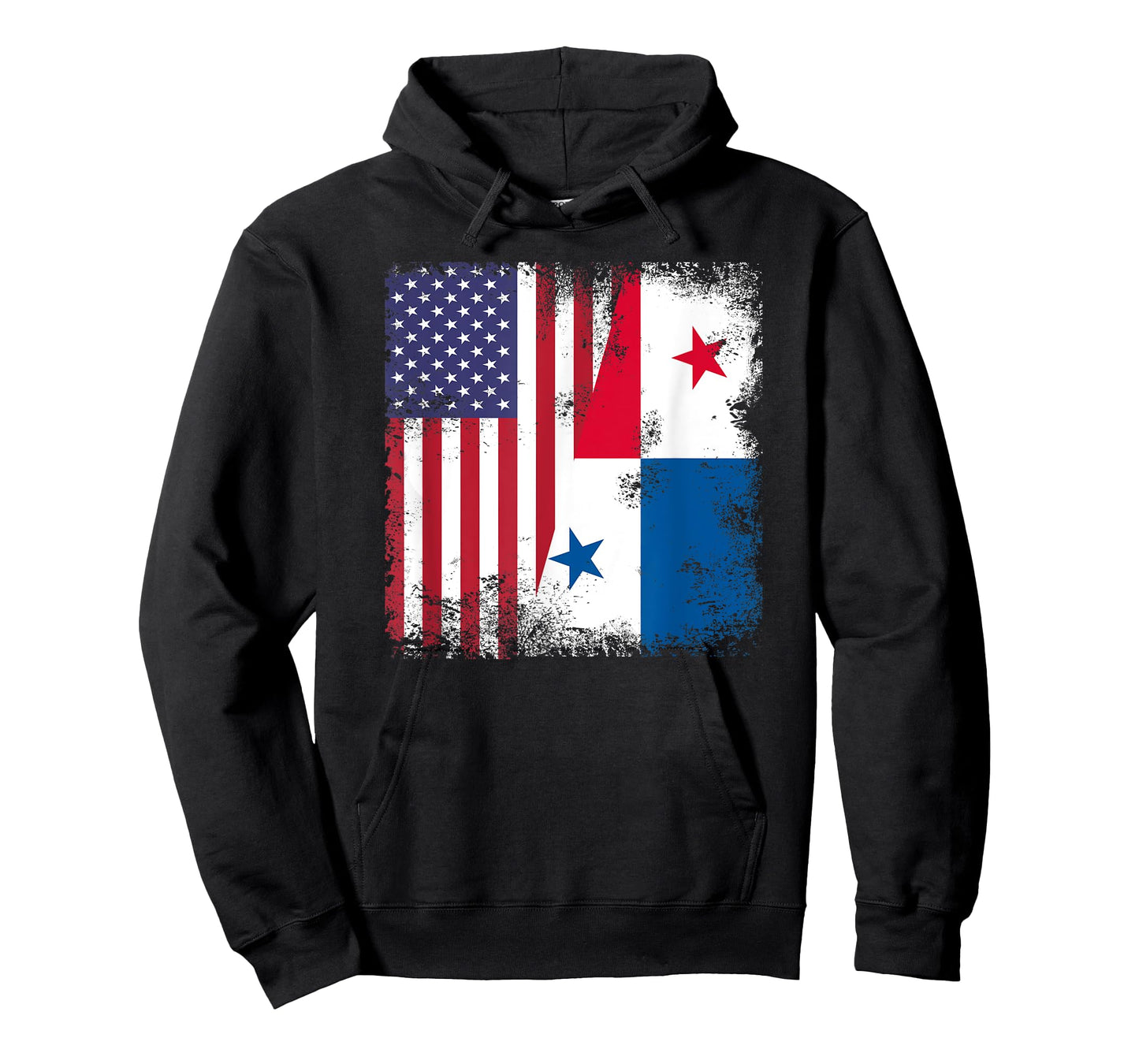 Half Panamanian Flag | Vintage Panama USA Gift T-Shirt