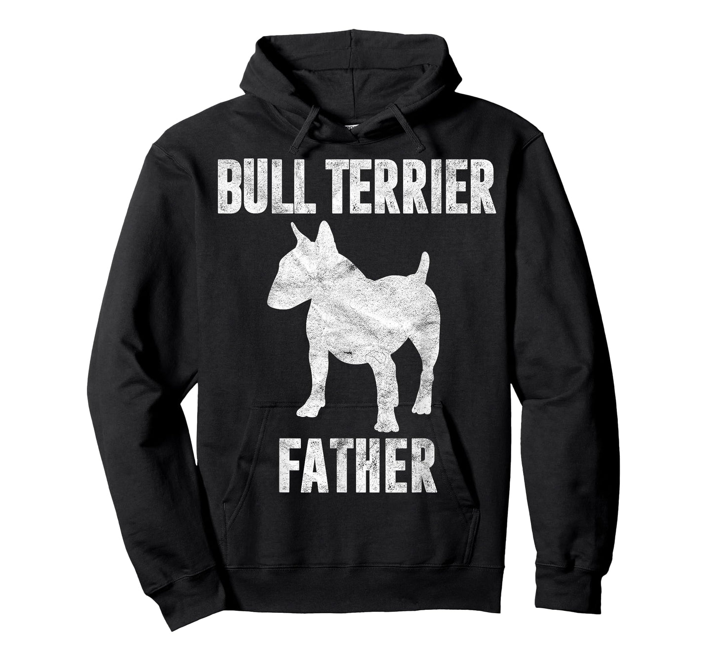 Vintage Bull Terrier Dad Gift Bully Father Dog Papa Lover T-Shirt