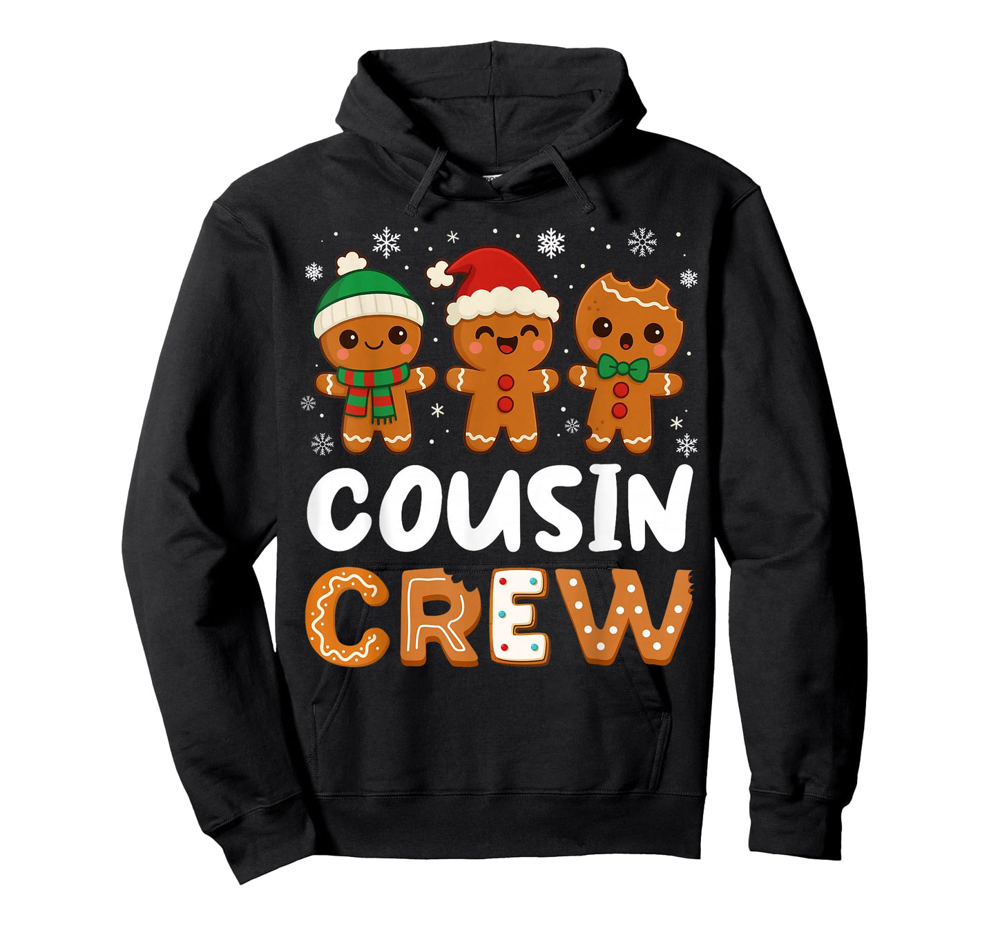 Cousin Crew Christmas 2025 Cookie Kids Boy Girl Family Match T-Shirt