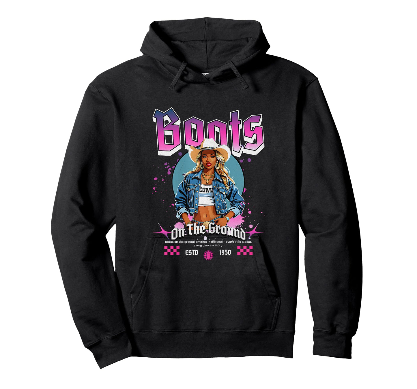 Cowgirl Linedance Boots On The Ground T-Shirt