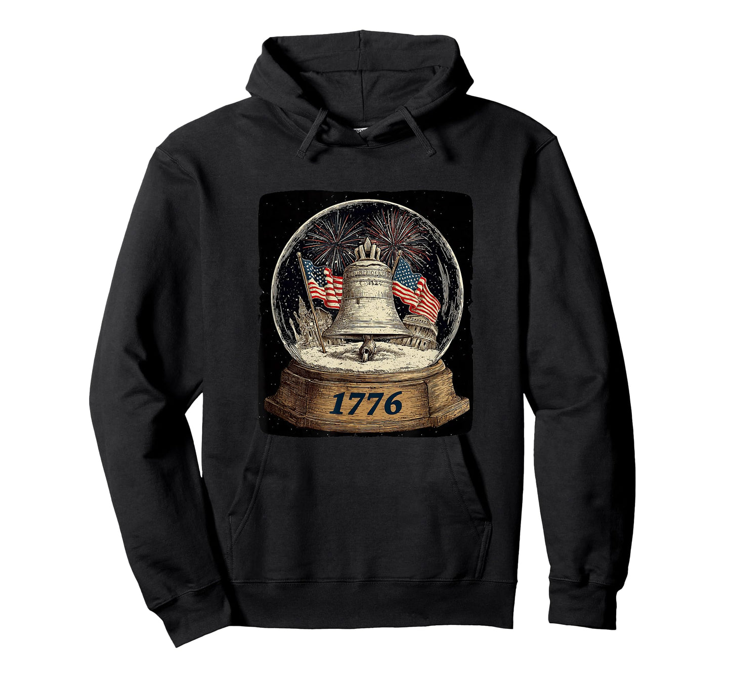 Great Snow Globe in US Style for Boys and Girls T-Shirt