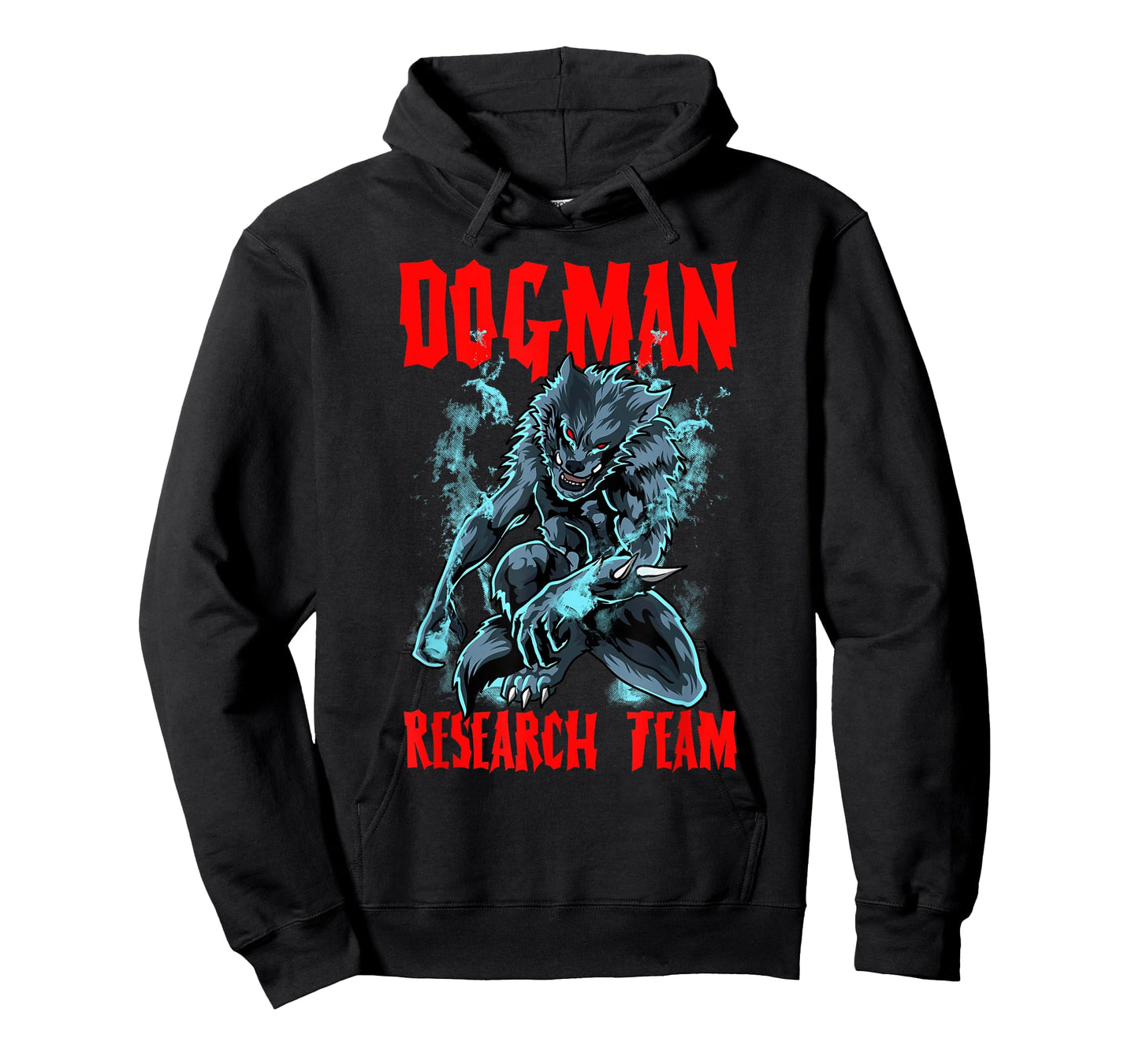 Dogman Research Team Cryptid Humanoid Animal Dog Man Funny T-Shirt