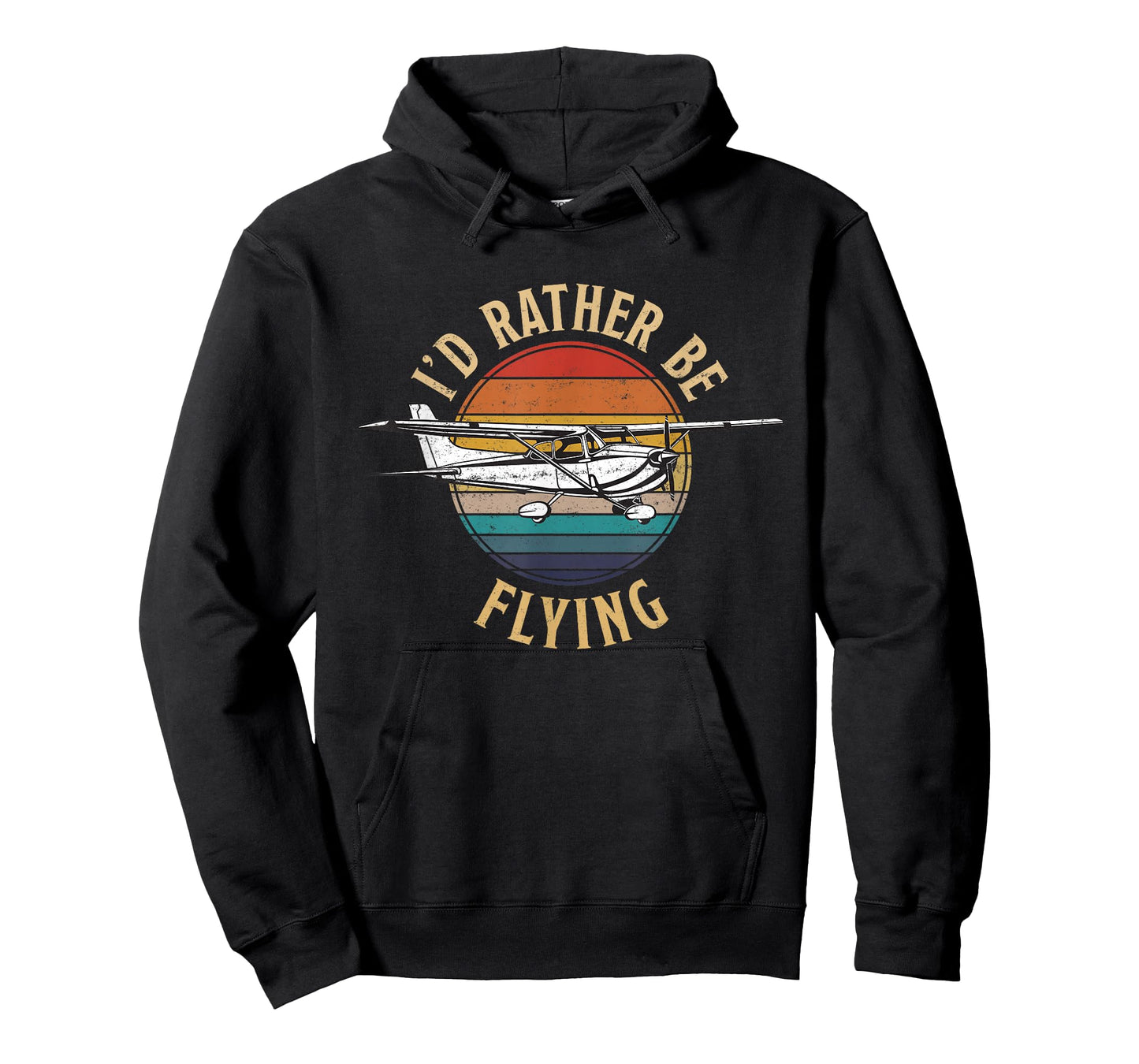 Vintage I'd Rather Be Flying C172 Airplane Cool Pilot Gift T-Shirt