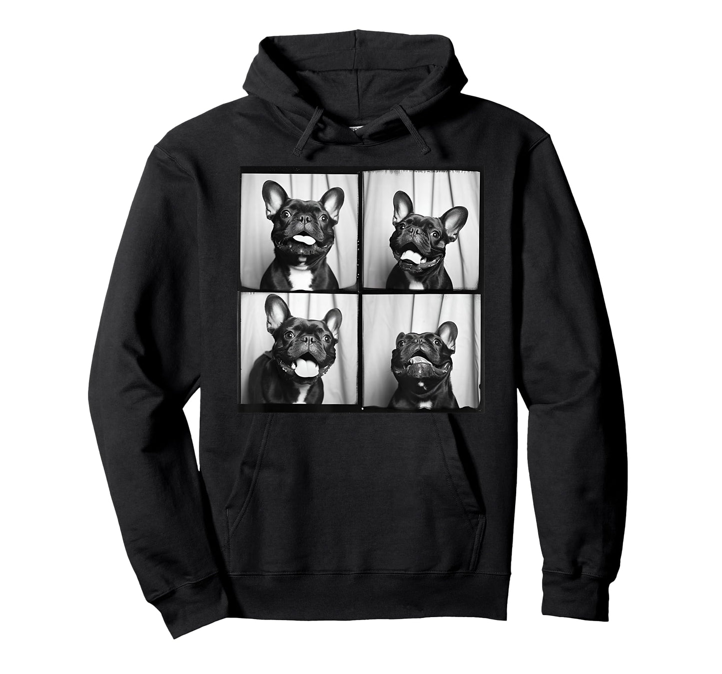 Frenchie Face Pet Portrait Photobooth French Bulldog Mom T-Shirt